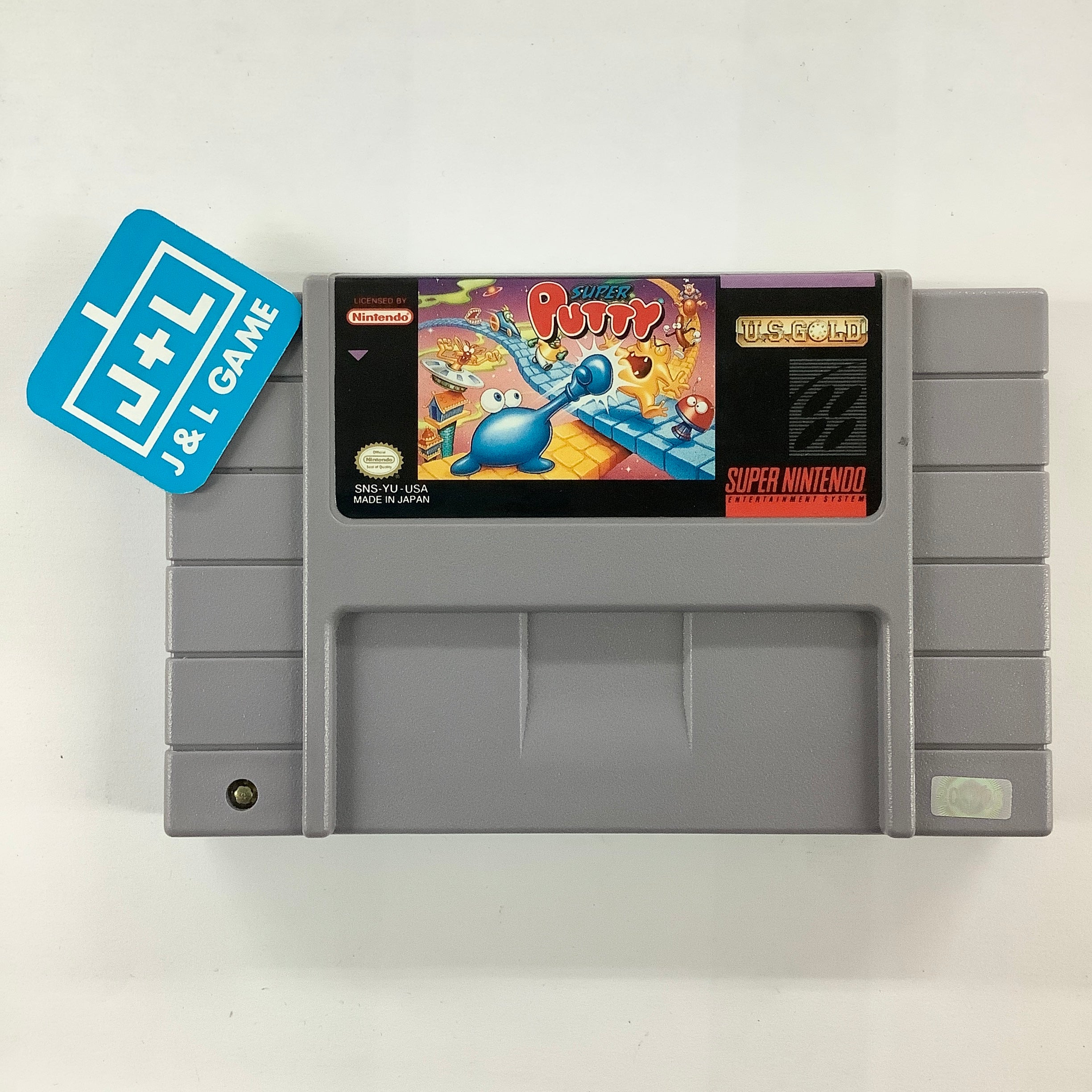 Super Putty - (SNES) Super Nintendo [Pre-Owned] Video Games U.S. Gold   