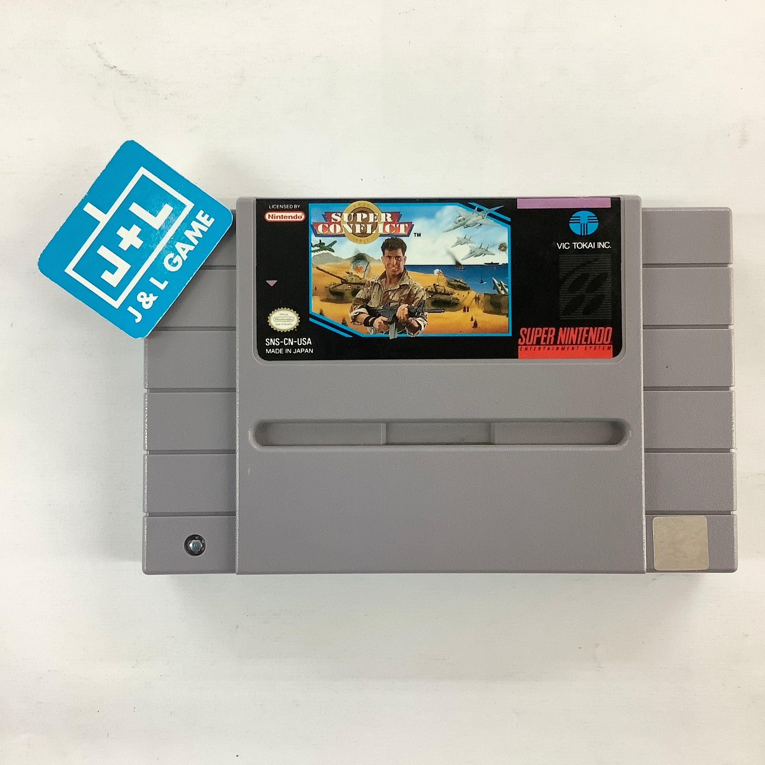 Super Conflict - (SNES) Super Nintendo [Pre-Owned] Video Games Vic Tokai   