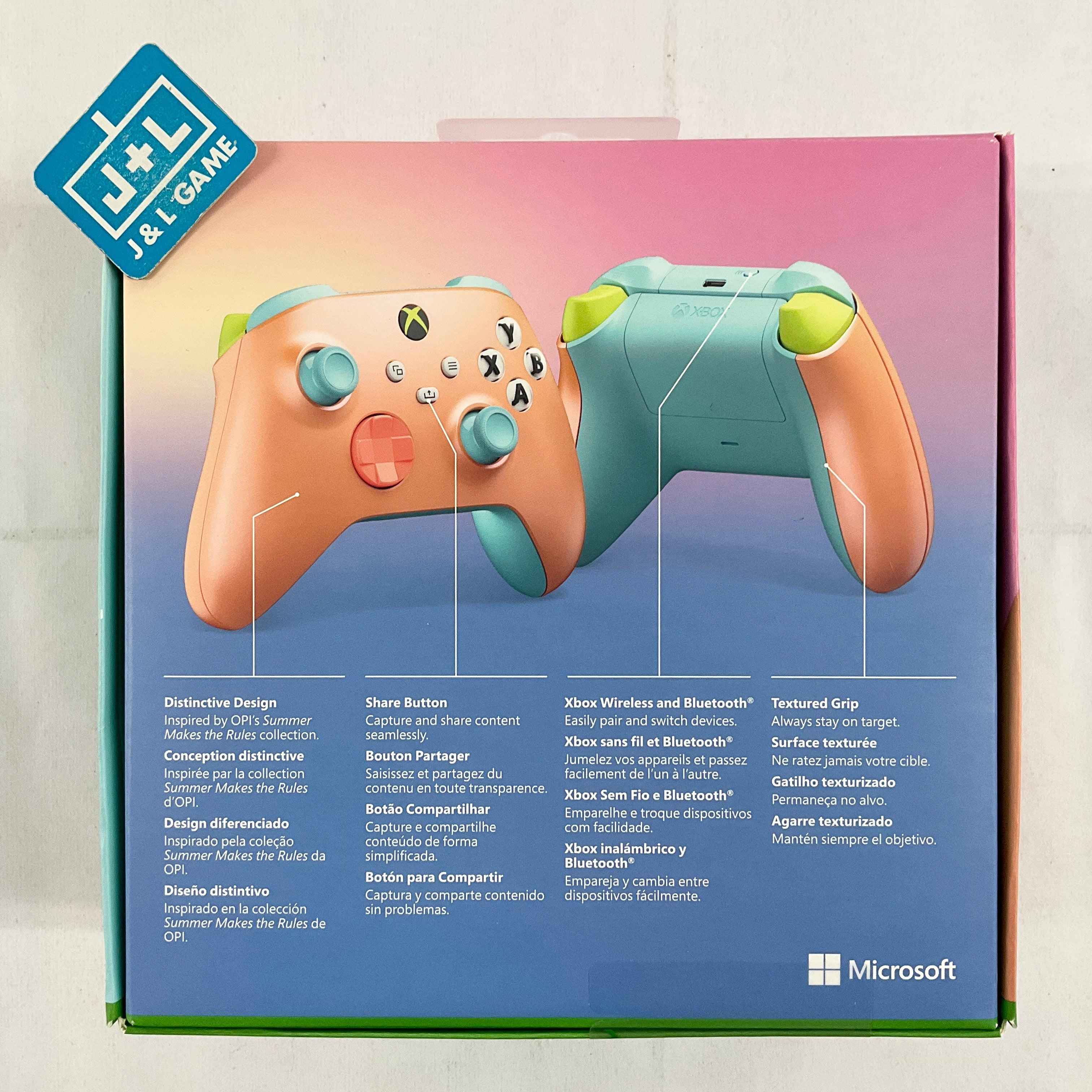Microsoft Xbox Series X Wireless Controller (Sunkissed Vibes OPI) - (XSX) Xbox Series X Accessories Microsoft   