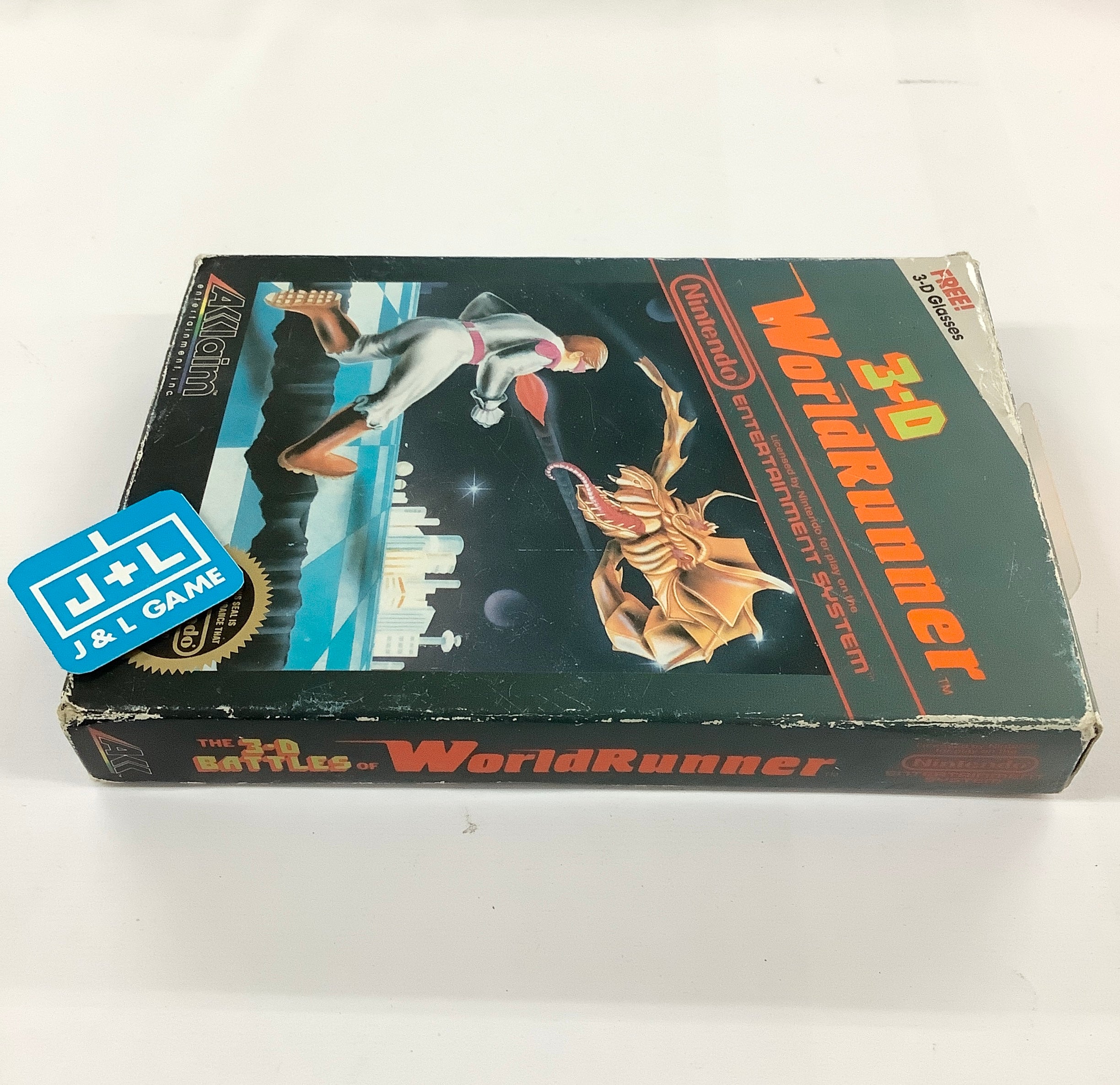 3-D WorldRunner - (NES) Nintendo Entertainment System [Pre-Owned] Video Games Acclaim   