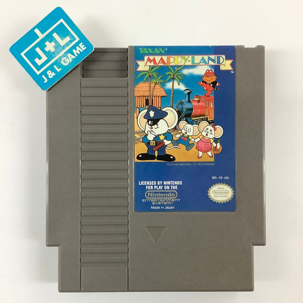 Mappy Land Original Nintendo NES BOX ART Premium POSTER MADE