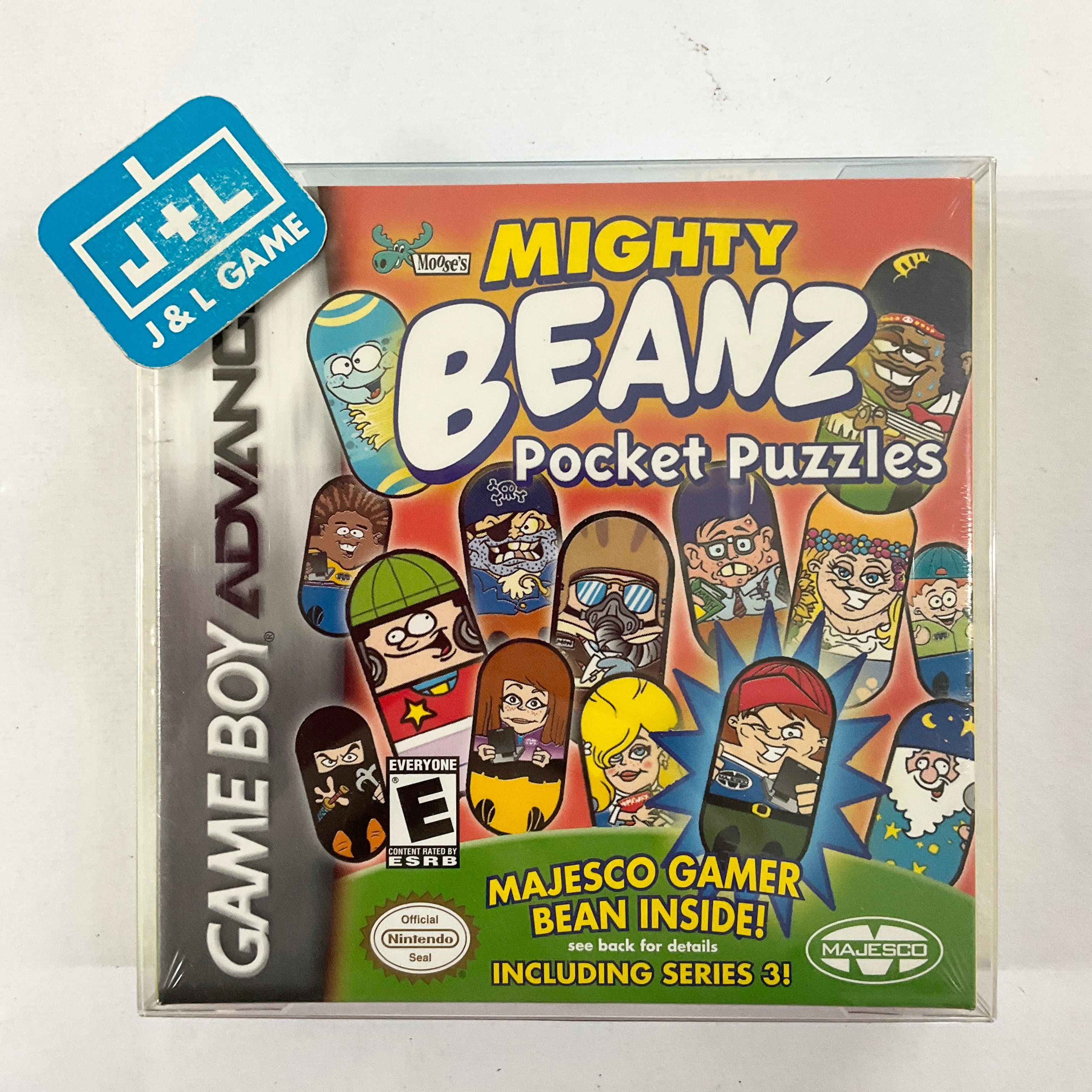 Mighty Beanz: Pocket Puzzles - (GBA) Game Boy Advance Video Games Majesco   