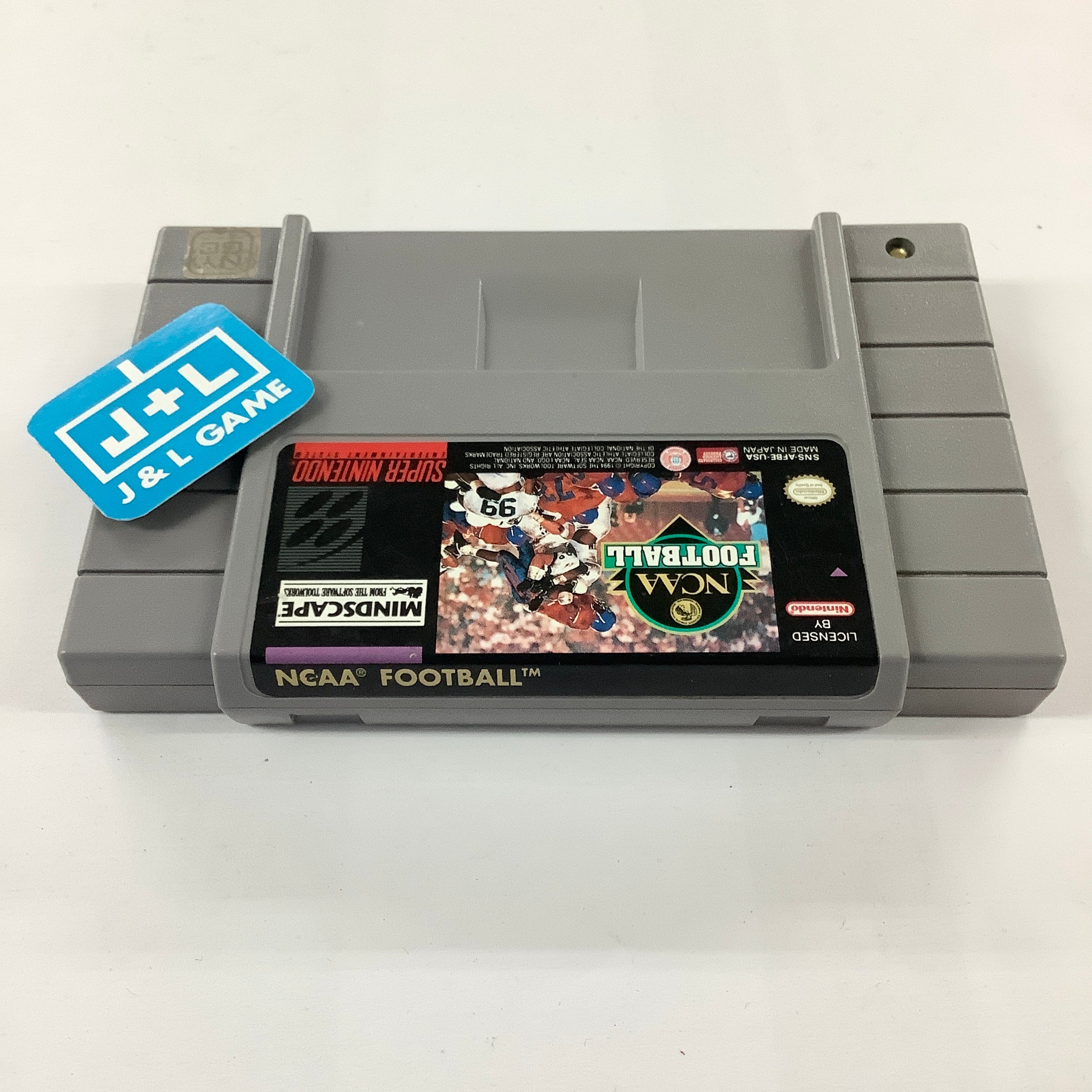 NCAA Football - (SNES) Super Nintendo [Pre-Owned] Video Games Mindscape   