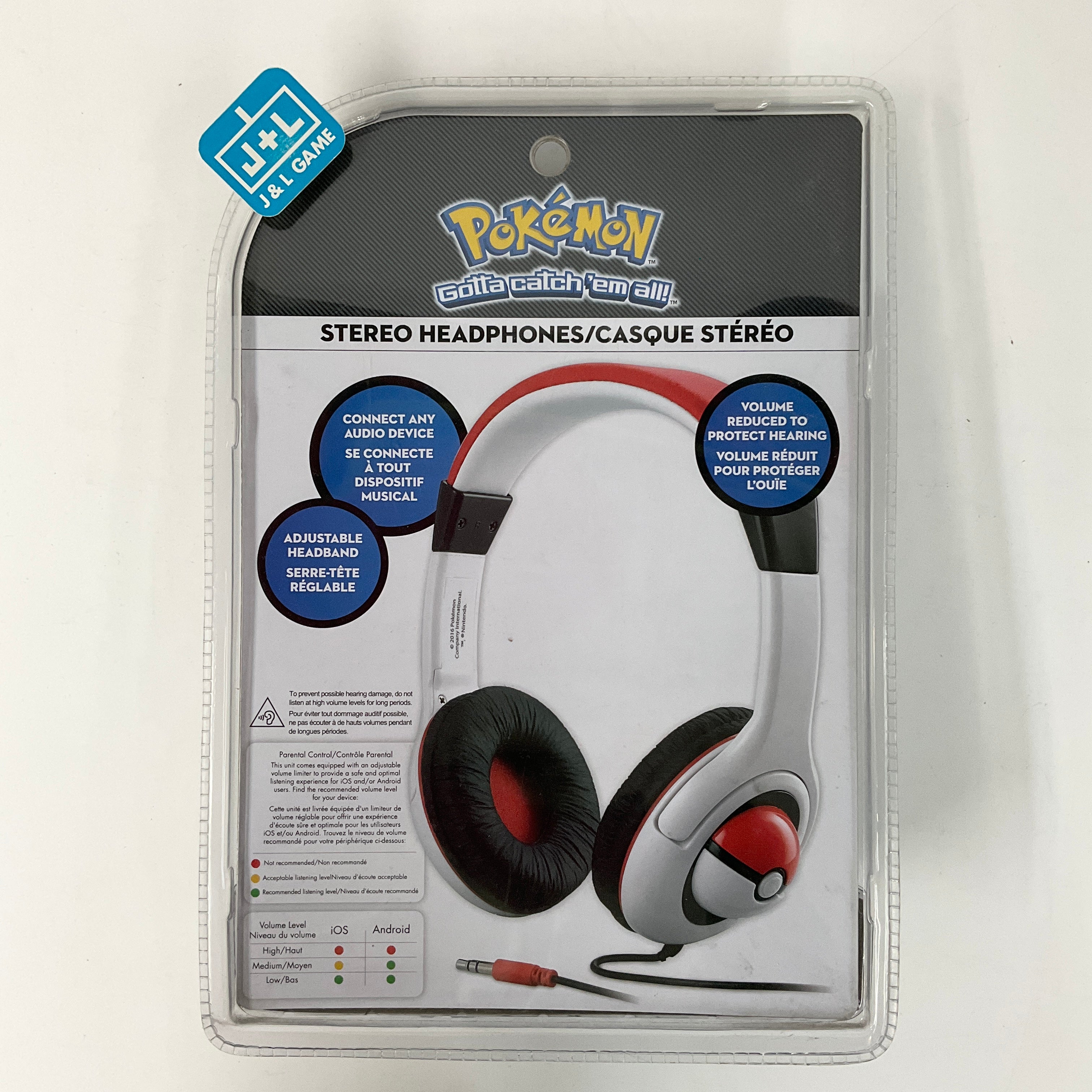 eKids Pokemon Stereo Headphones (Pokeball) - Toys Toy eKids   