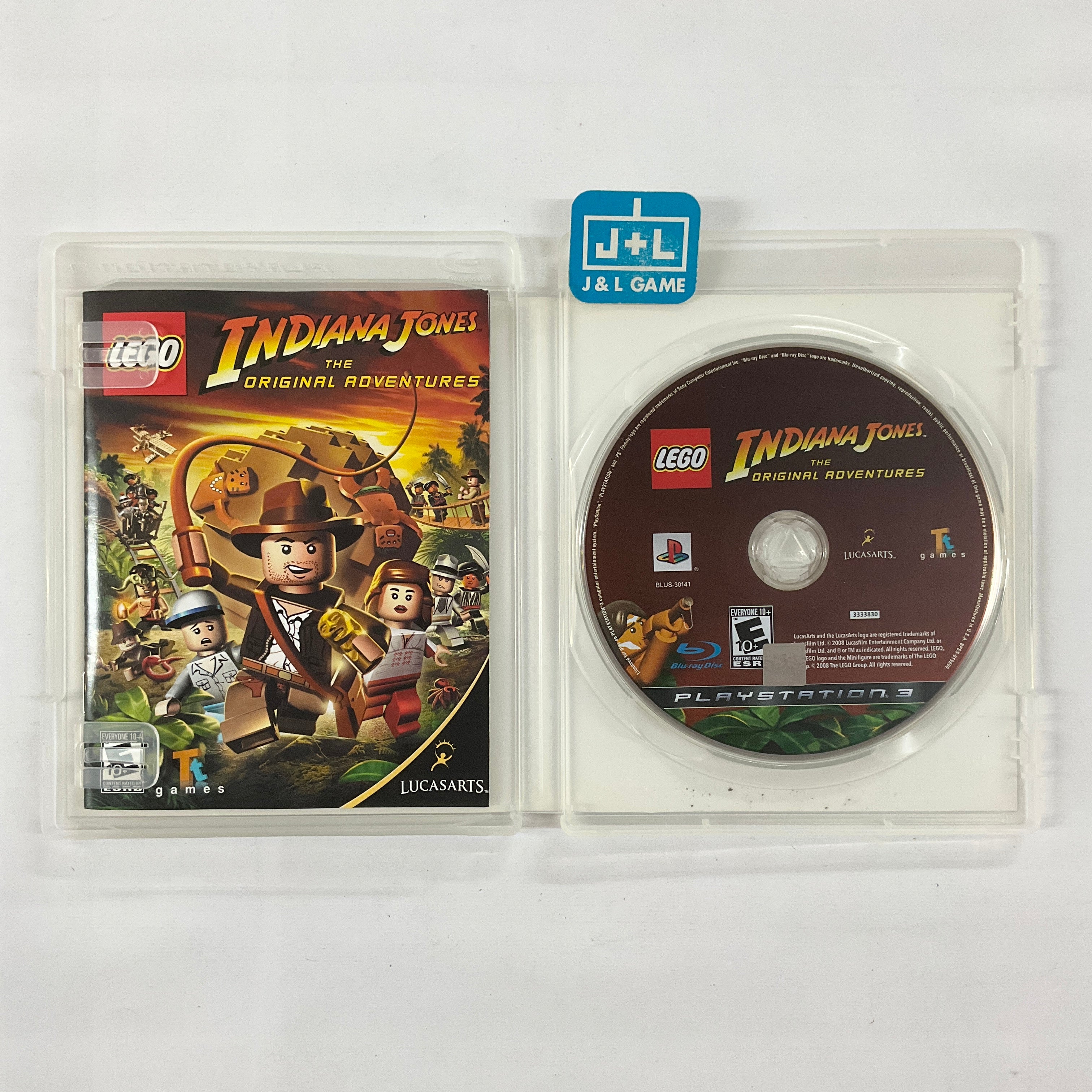 LEGO Indiana Jones: The Original Adventures - (PS3) PlayStation 3 [Pre-Owned] Video Games LucasArts   