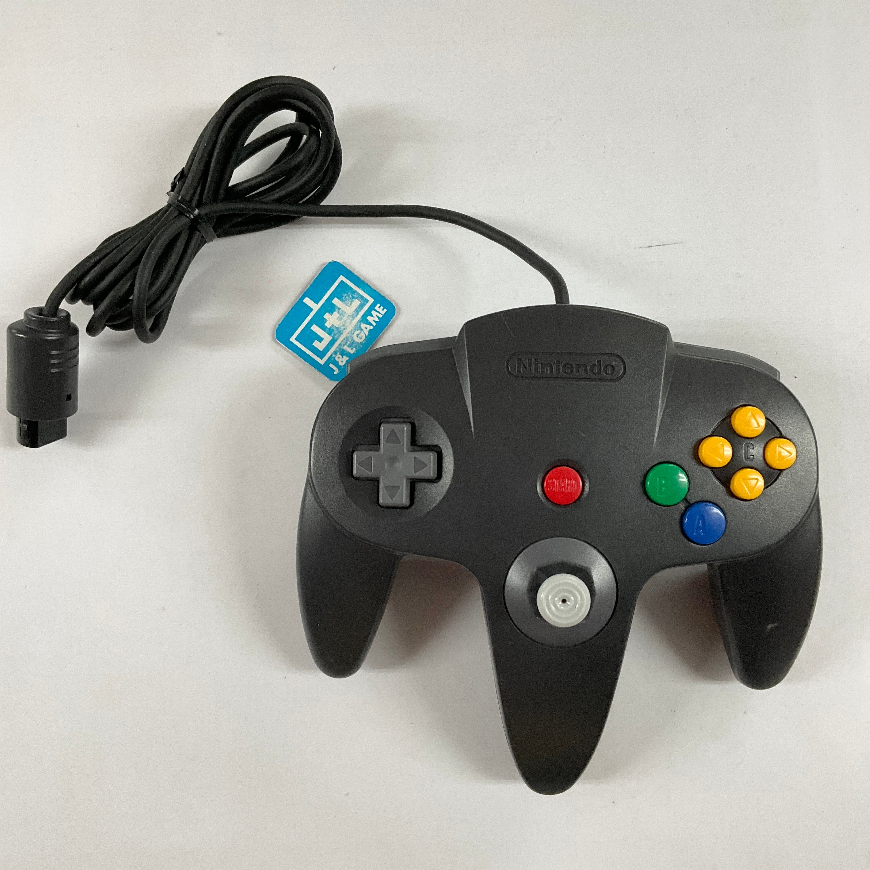Nintendo 64 Controller (Black) - (N64) Nintendo 64 [Pre-Owned] Accessories Nintendo   