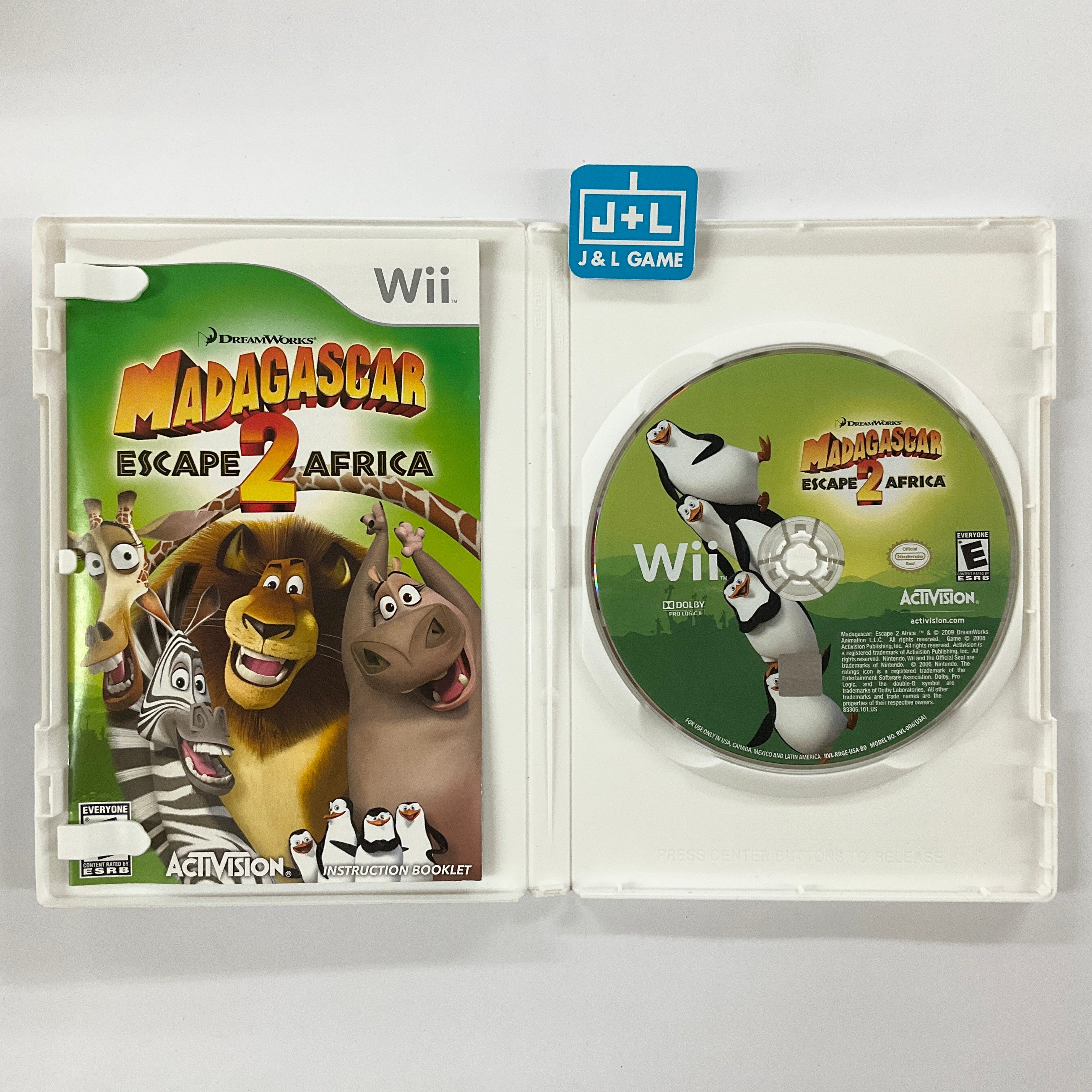 Madagascar: Escape 2 Africa - Nintendo Wii [Pre-Owned] Video Games Activision   