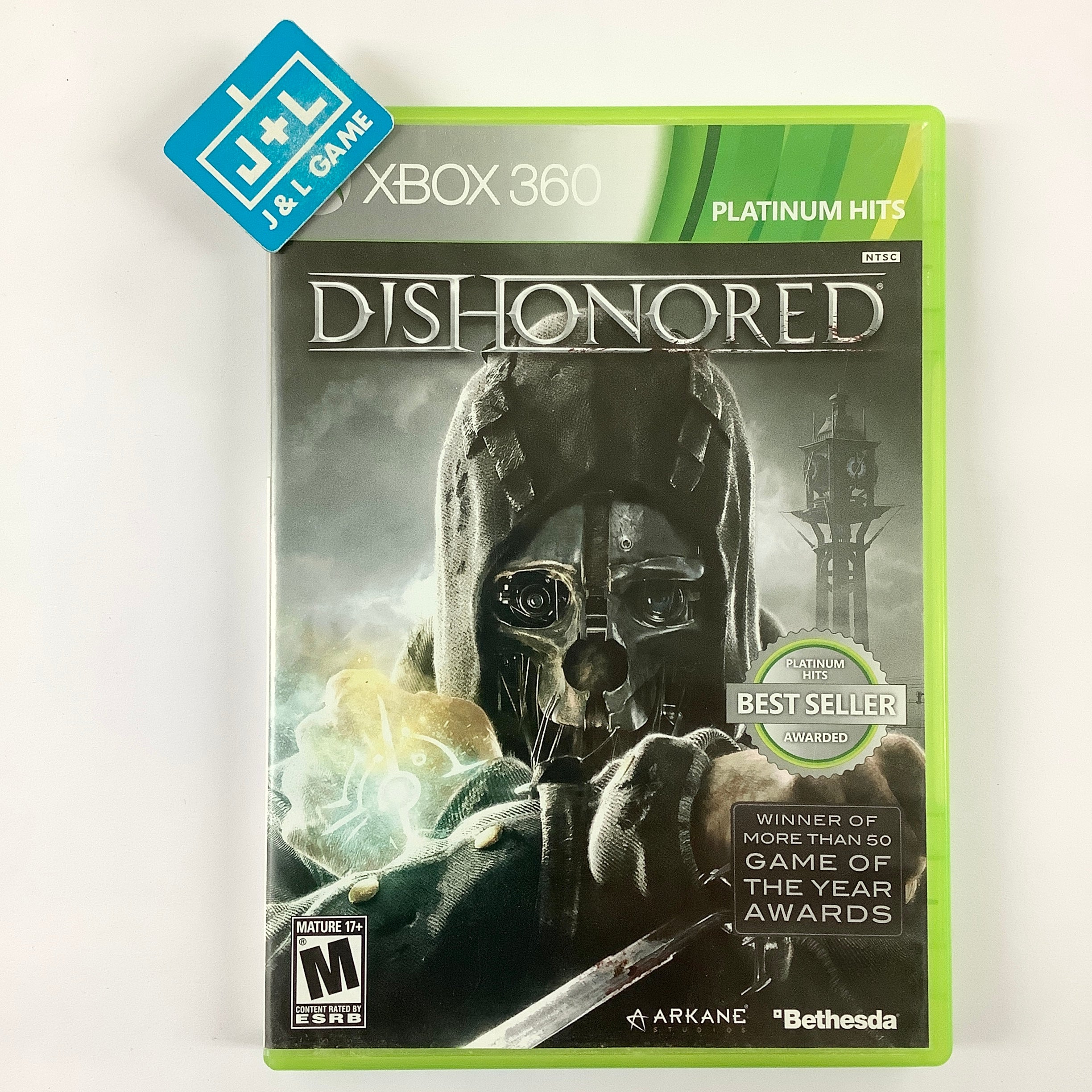 Dishonored (Platinum Hits) - Xbox 360 [Pre-Owned] Video Games Bethesda   
