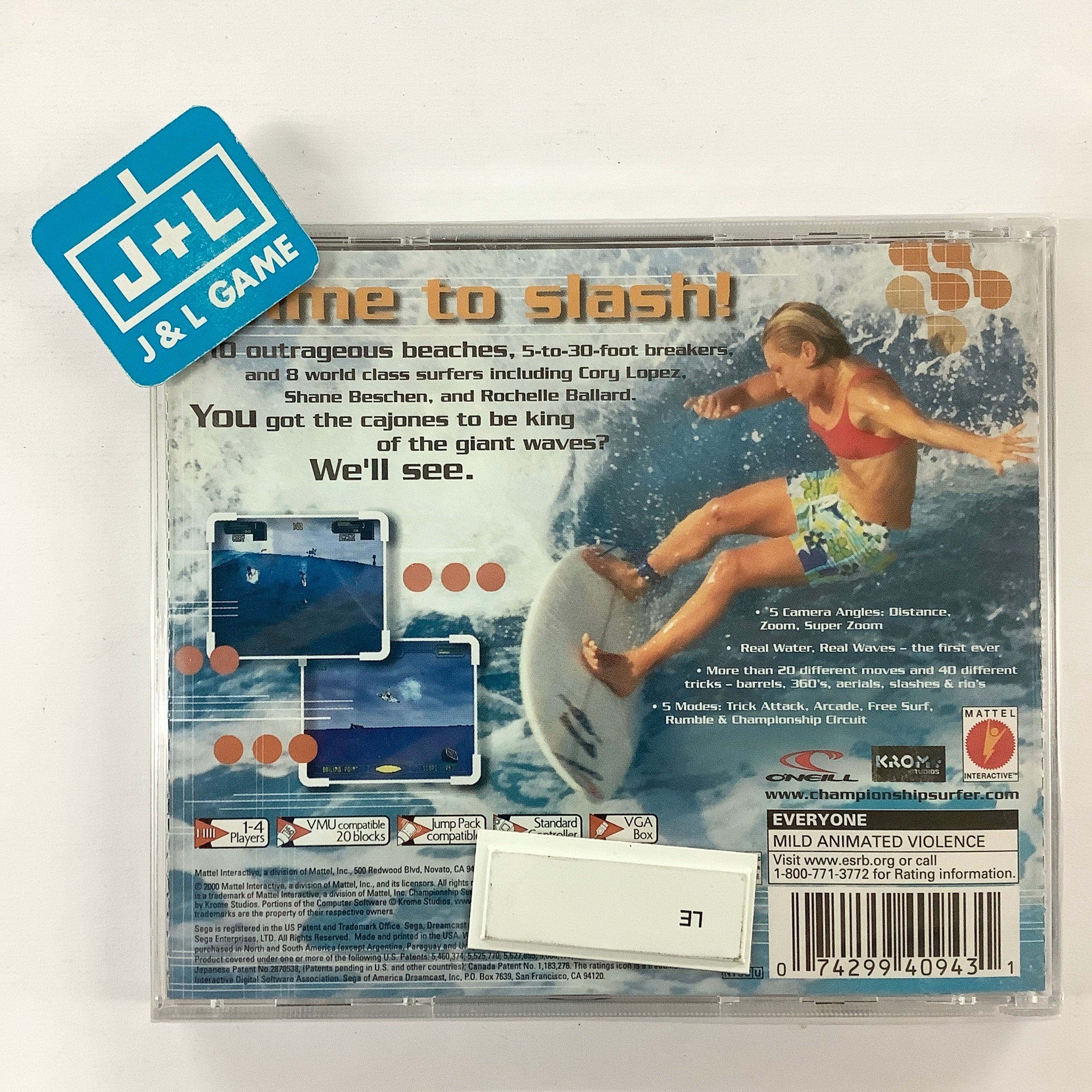 Championship Surfer - (DC) SEGA Dreamcast | J&L Game