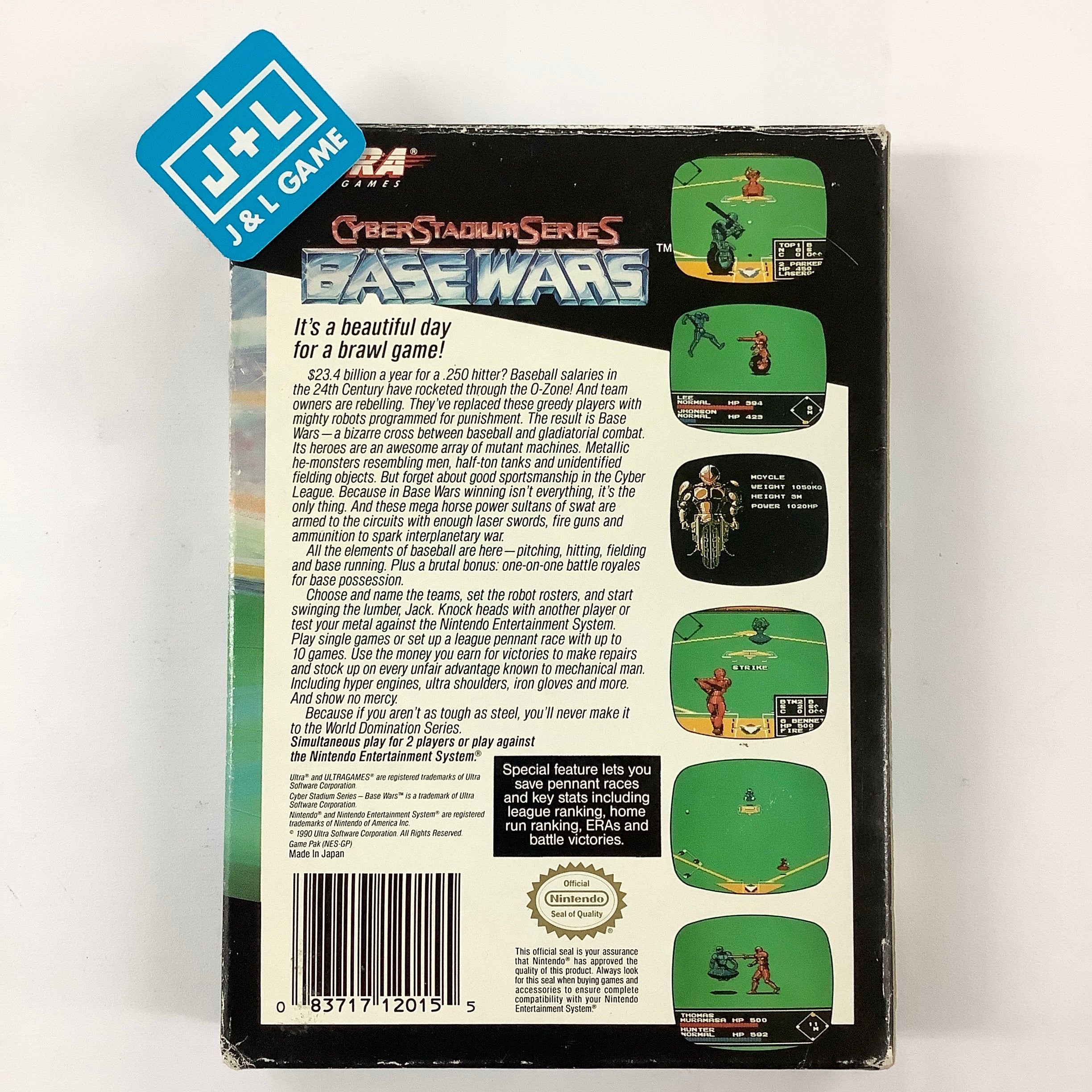 Cyber Stadium Series: Base Wars - (NES) Nintendo Entertainment System [Pre-Owned] Video Games Ultra   