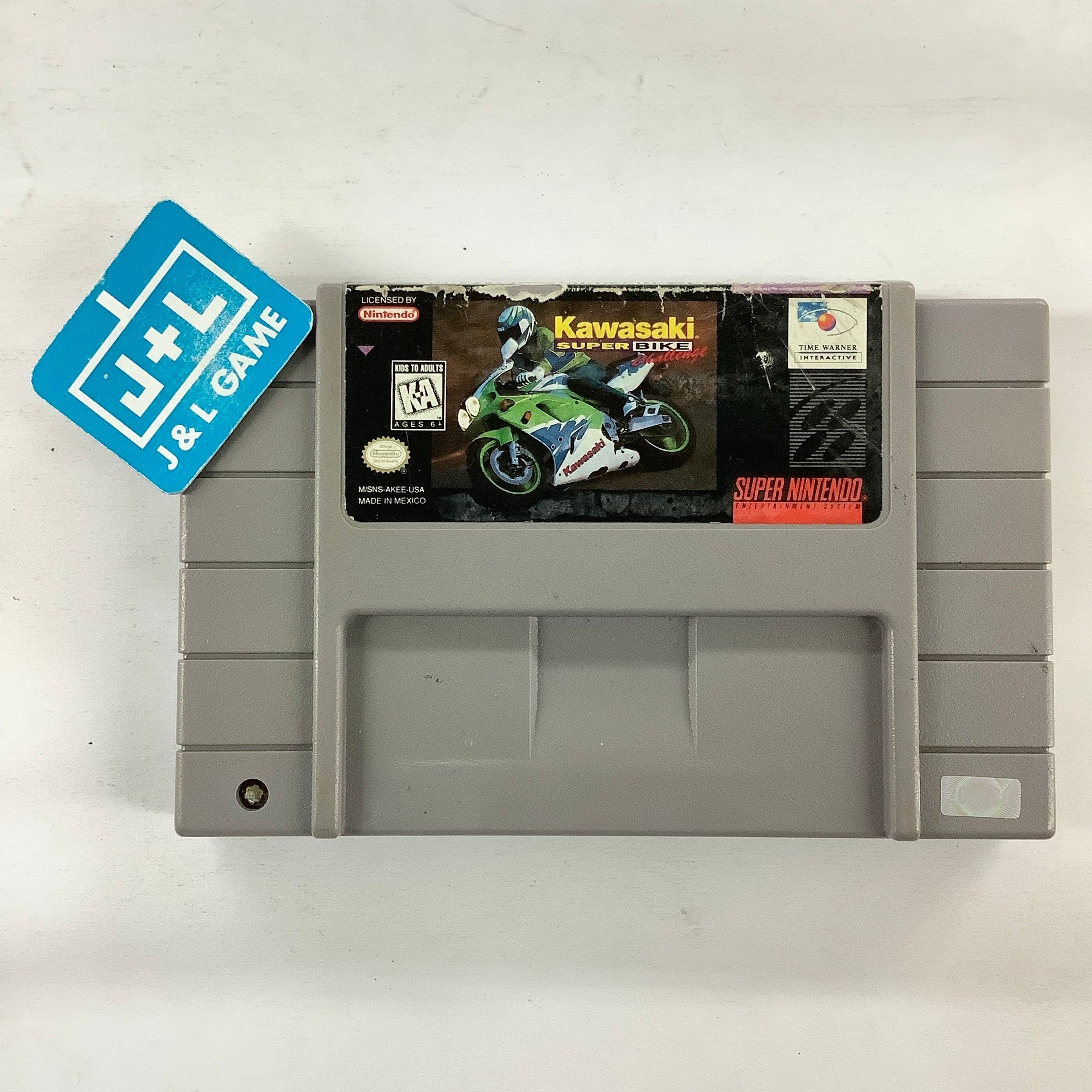 Kawasaki Superbike Challenge - (SNES) Super Nintendo [Pre-Owned] Video Games Time Warner Interactive   