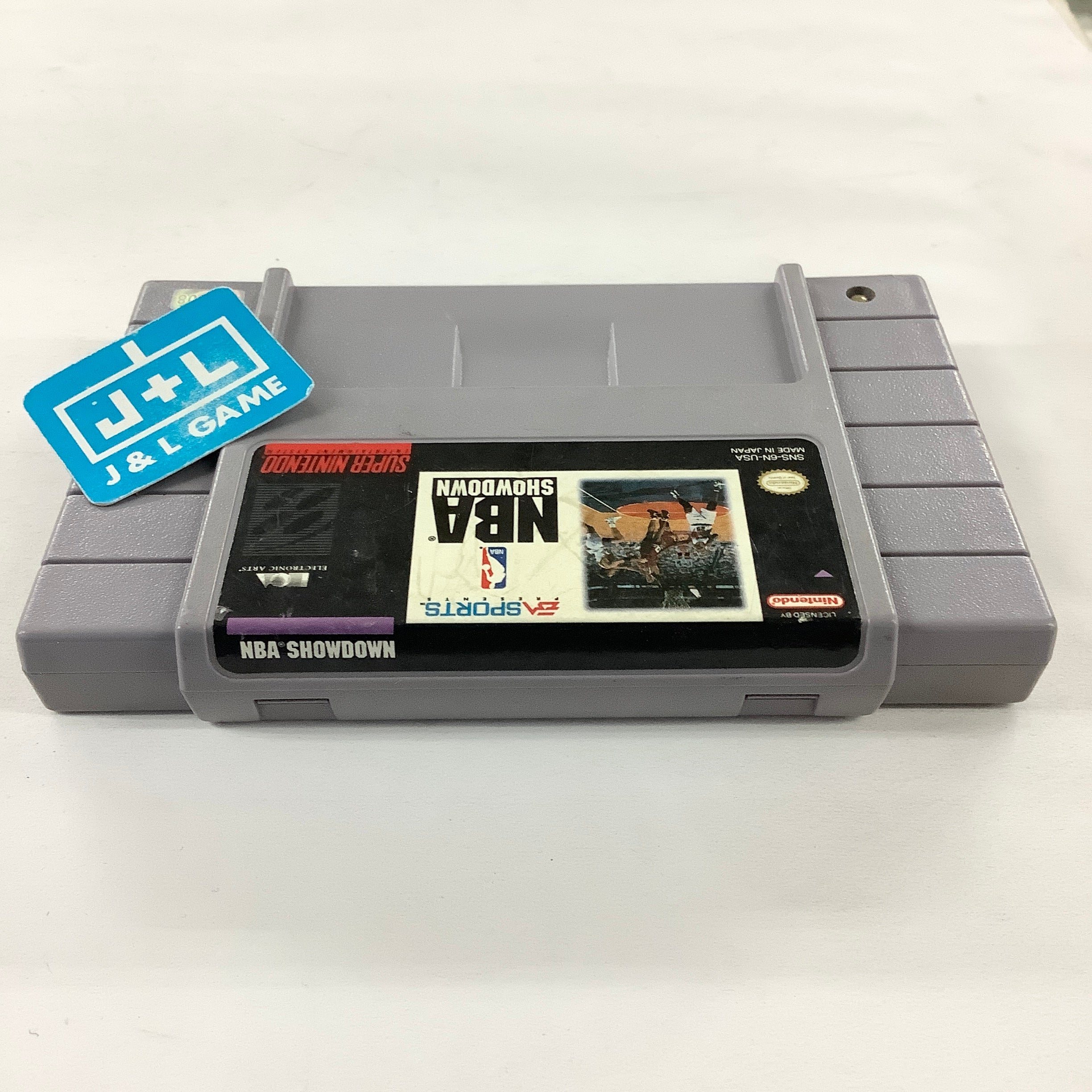 NBA Showdown - (SNES) Super Nintendo [Pre-Owned] Video Games EA Sports   