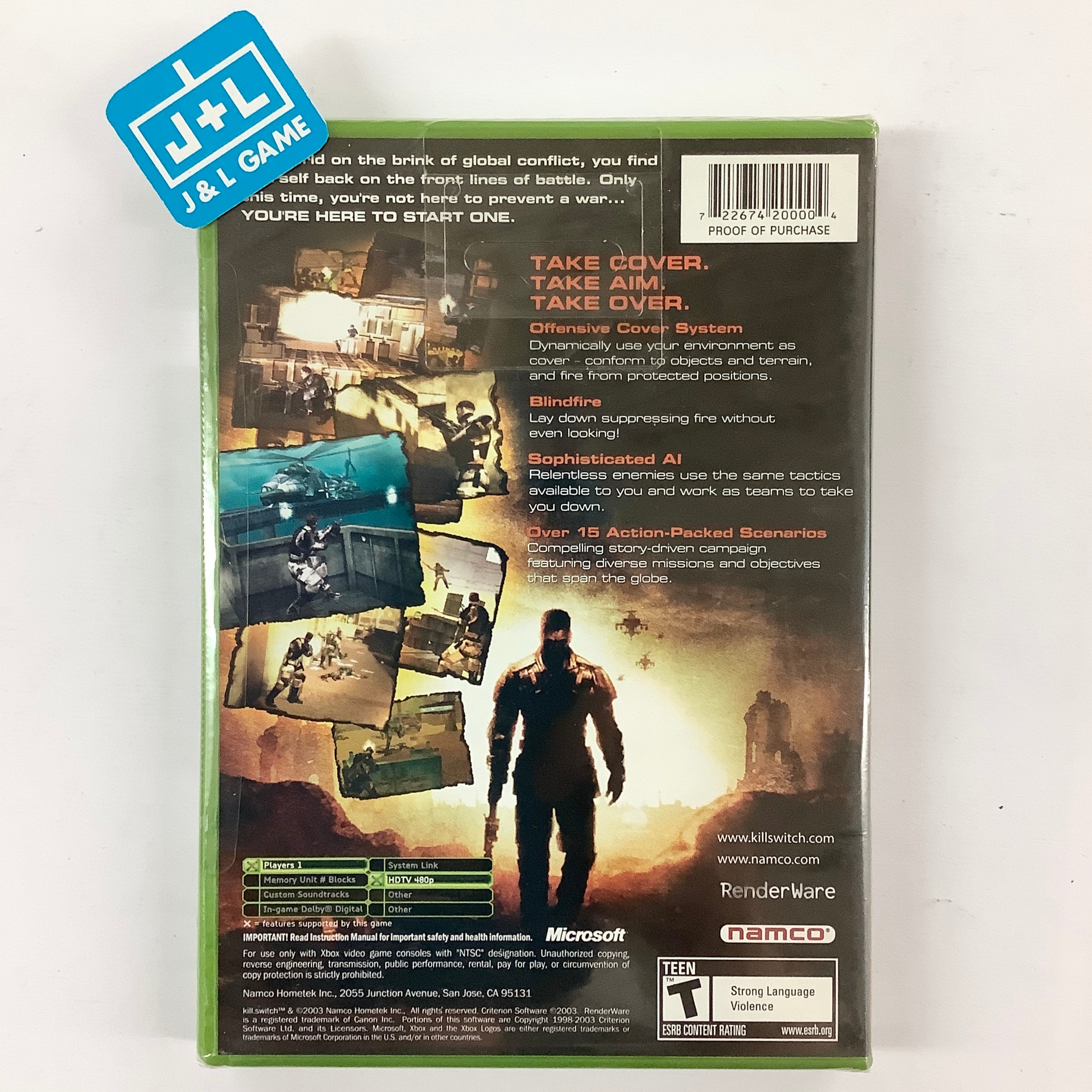 Kill.Switch - (XB) Xbox Video Games Namco   