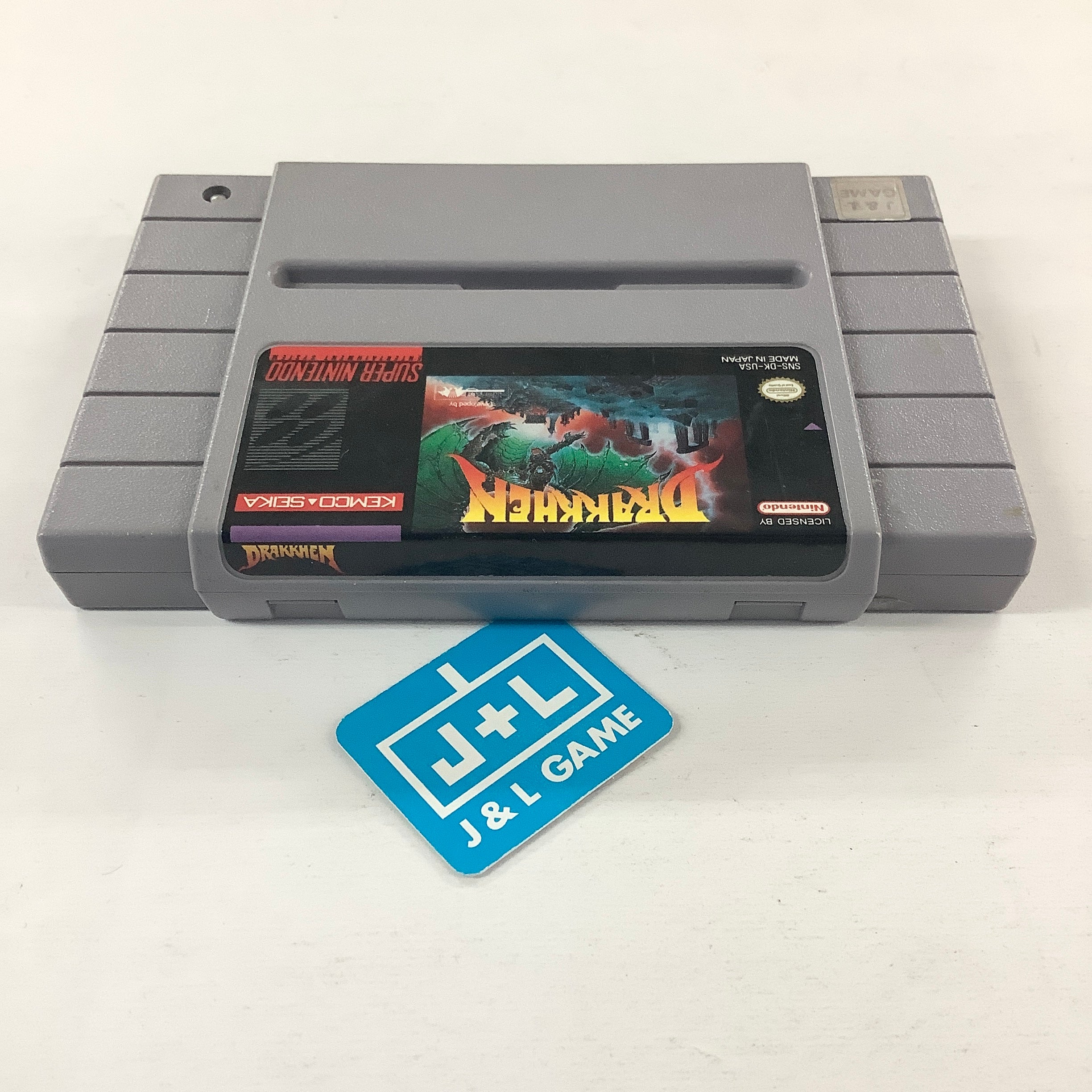 Drakkhen - (SNES) Super Nintendo [Pre-Owned] Video Games Kemco   