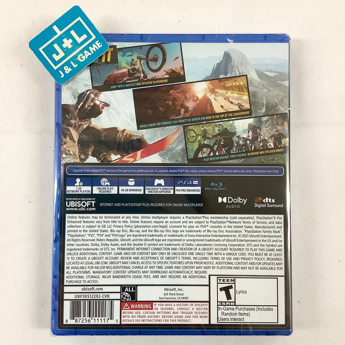 Ps4 Riders Republic Riders Republic - (PS4) PlayStation 4 | J&L Game