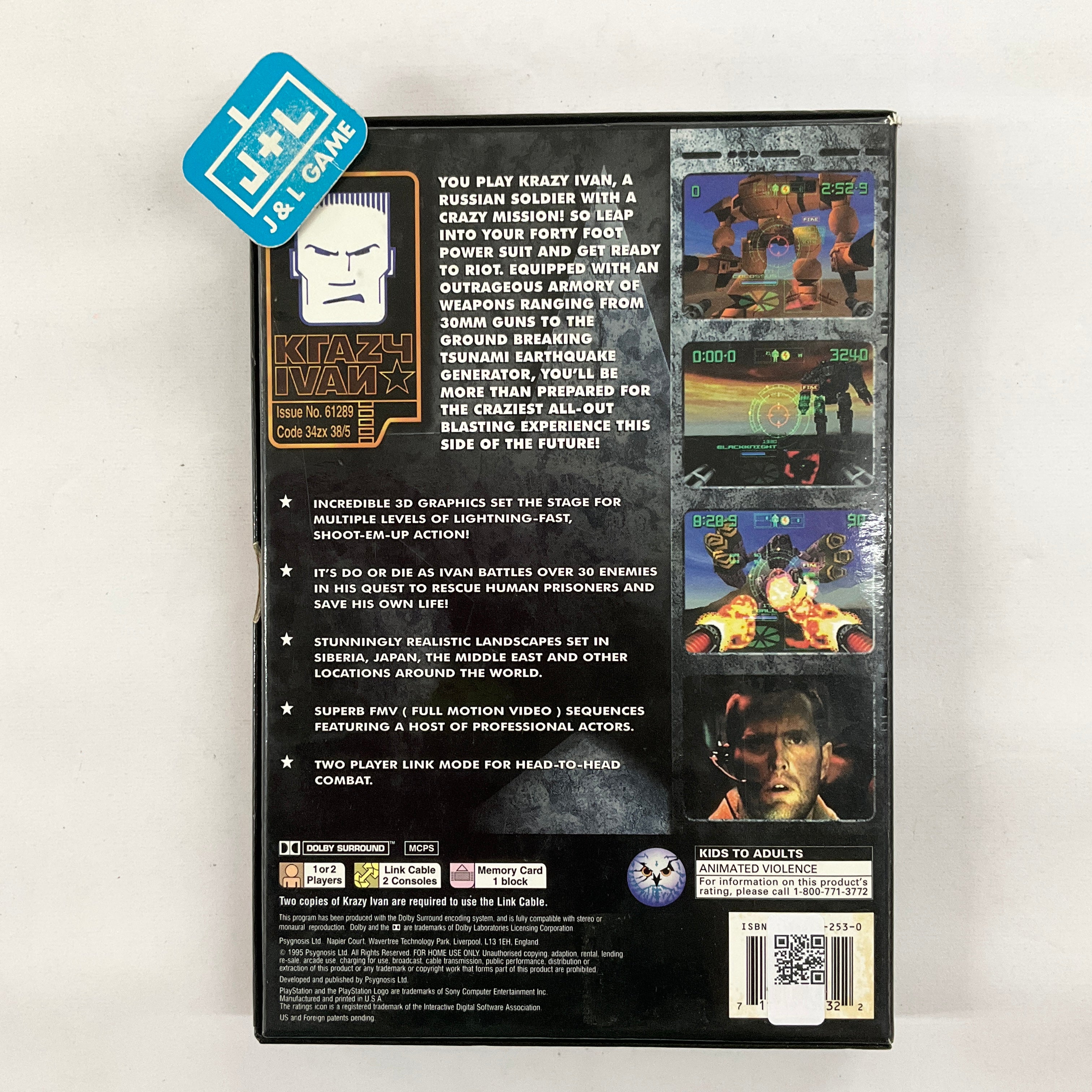 Krazy Ivan (Sony PlayStation 1, 1996) for sale online | eBay