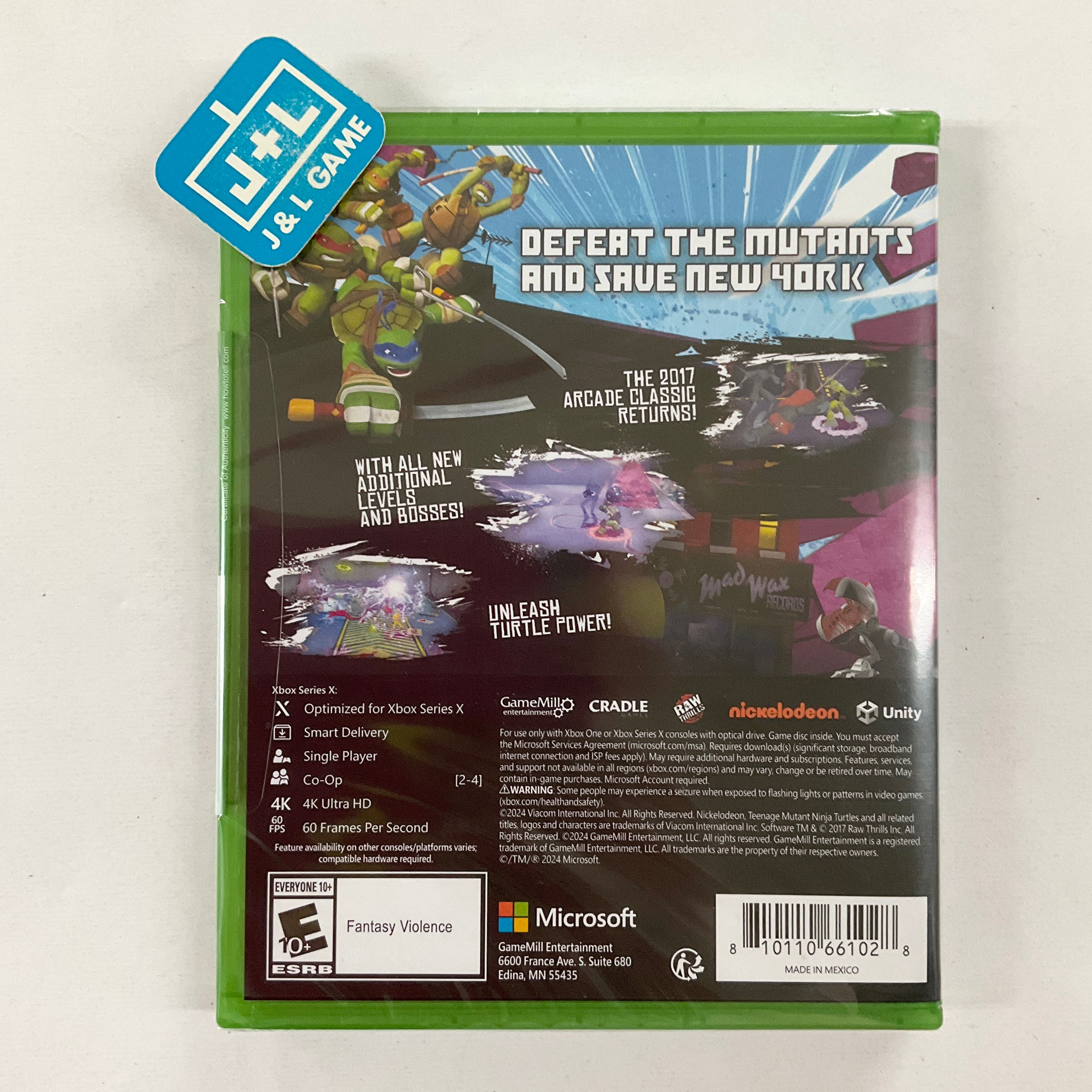 Teenage Mutant Ninja Turtles Arcade: Wrath of the Mutants - (XSX