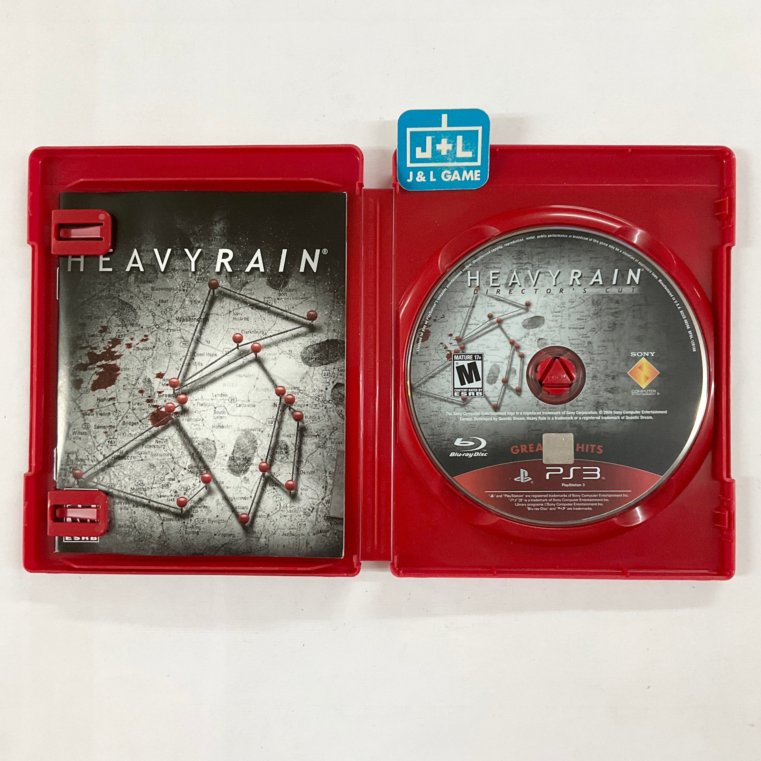 Heavy Rain Director's Cut (Greatest Hits) - (PS3) PlayStation 3 [Pre-Owned] Video Games SCEI   