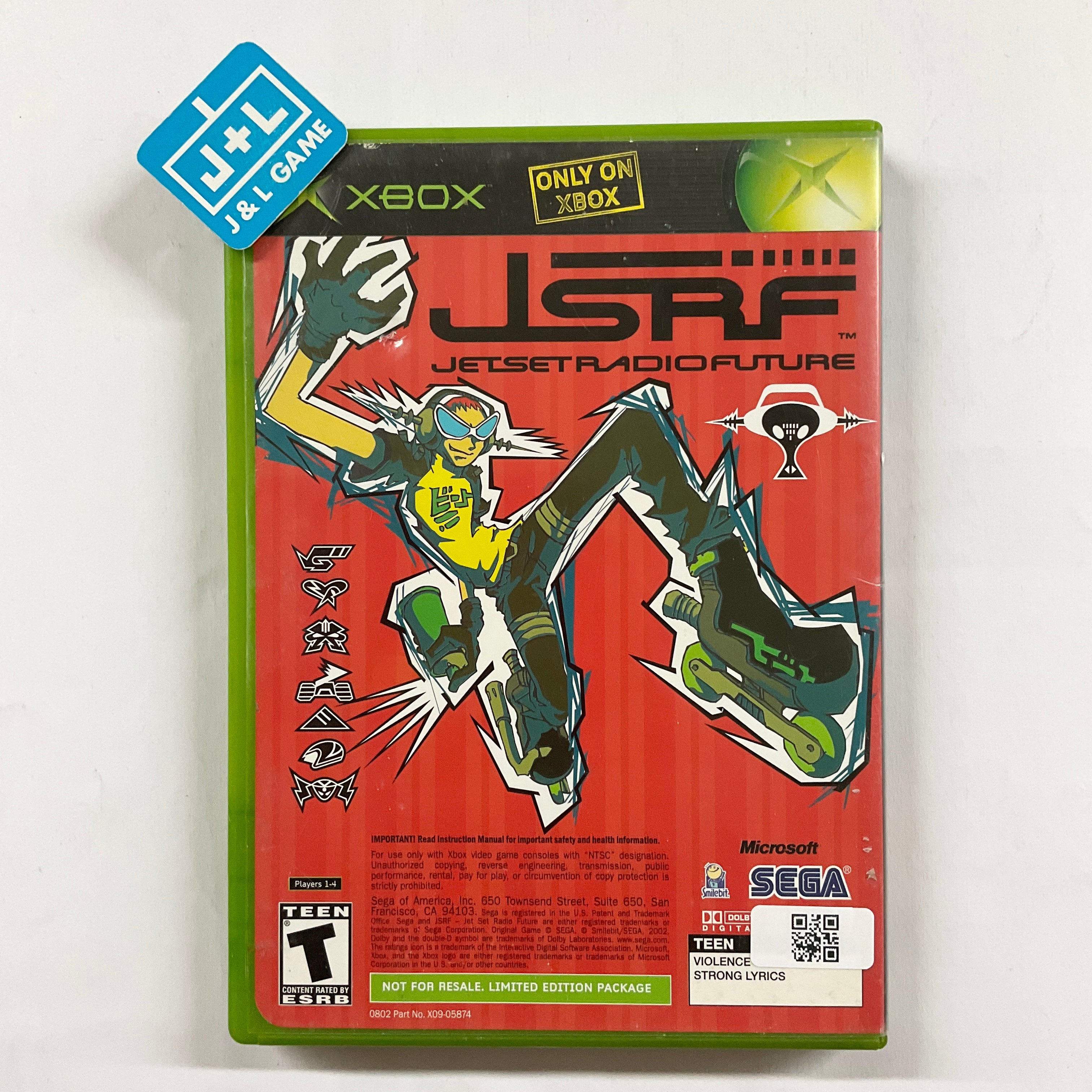 Sega GT 2002 & JSRF: Jet Set Radio Future - (XB) Xbox [Pre-Owned] Video Games Sega   