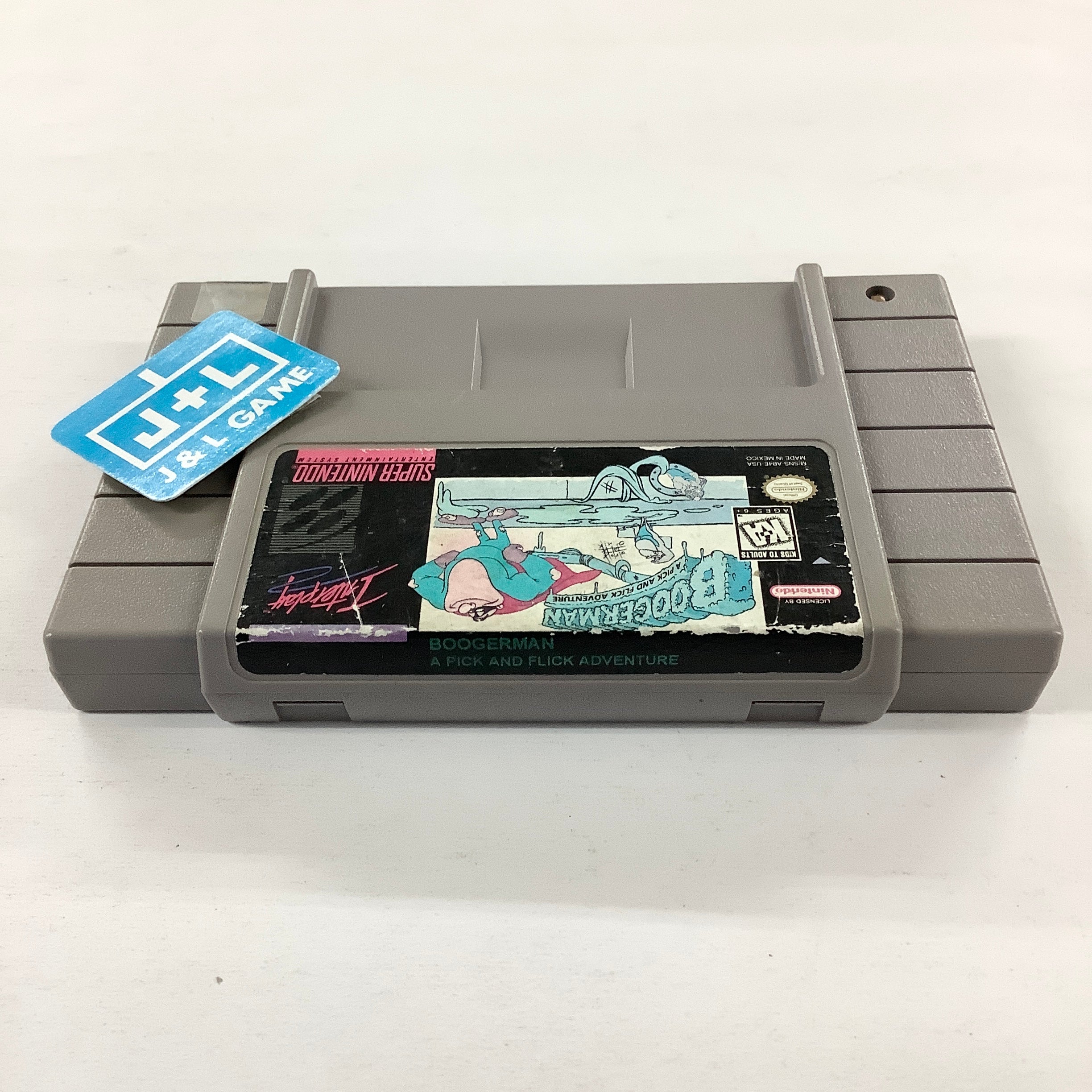 Boogerman: A Pick and Flick Adventure - (SNES) Super Nintendo [Pre-Owned] Video Games Interplay   