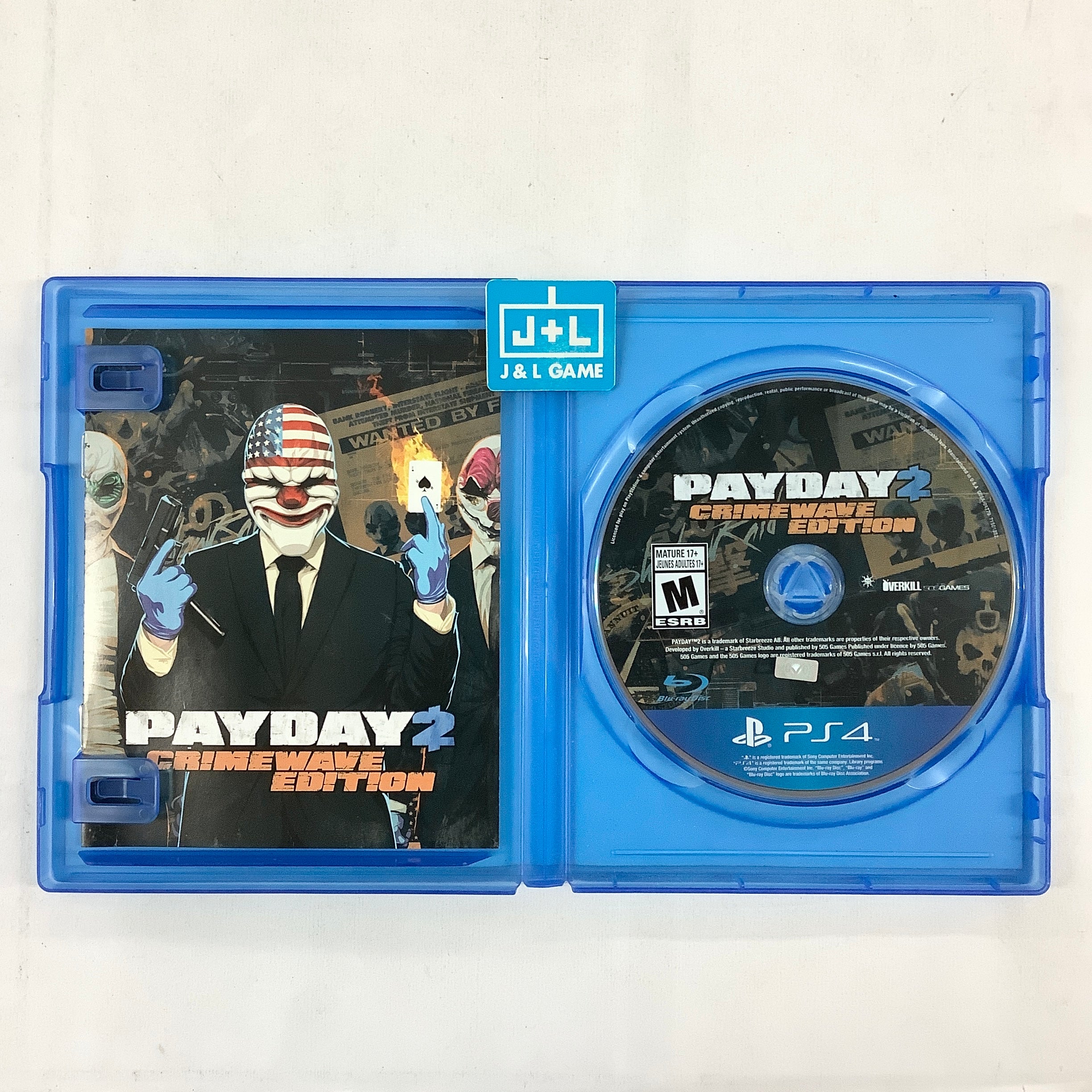 Payday 2 (Crimewave Edition) - (PS4) PlayStation 4 [Pre-Owned] Video Games 505 Games   