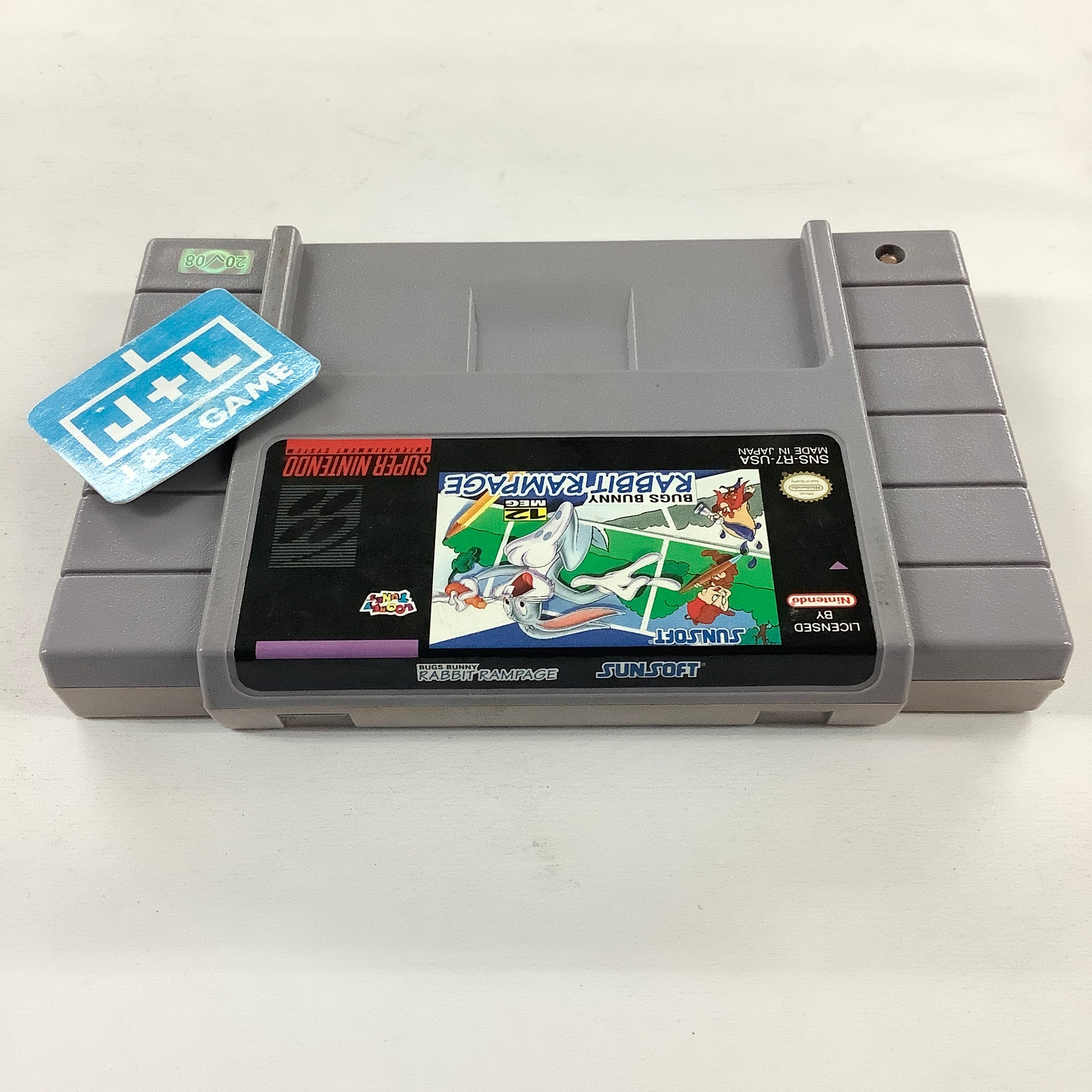 Bugs Bunny: Rabbit Rampage - (SNES) Super Nintendo [Pre-Owned] Video Games SunSoft   