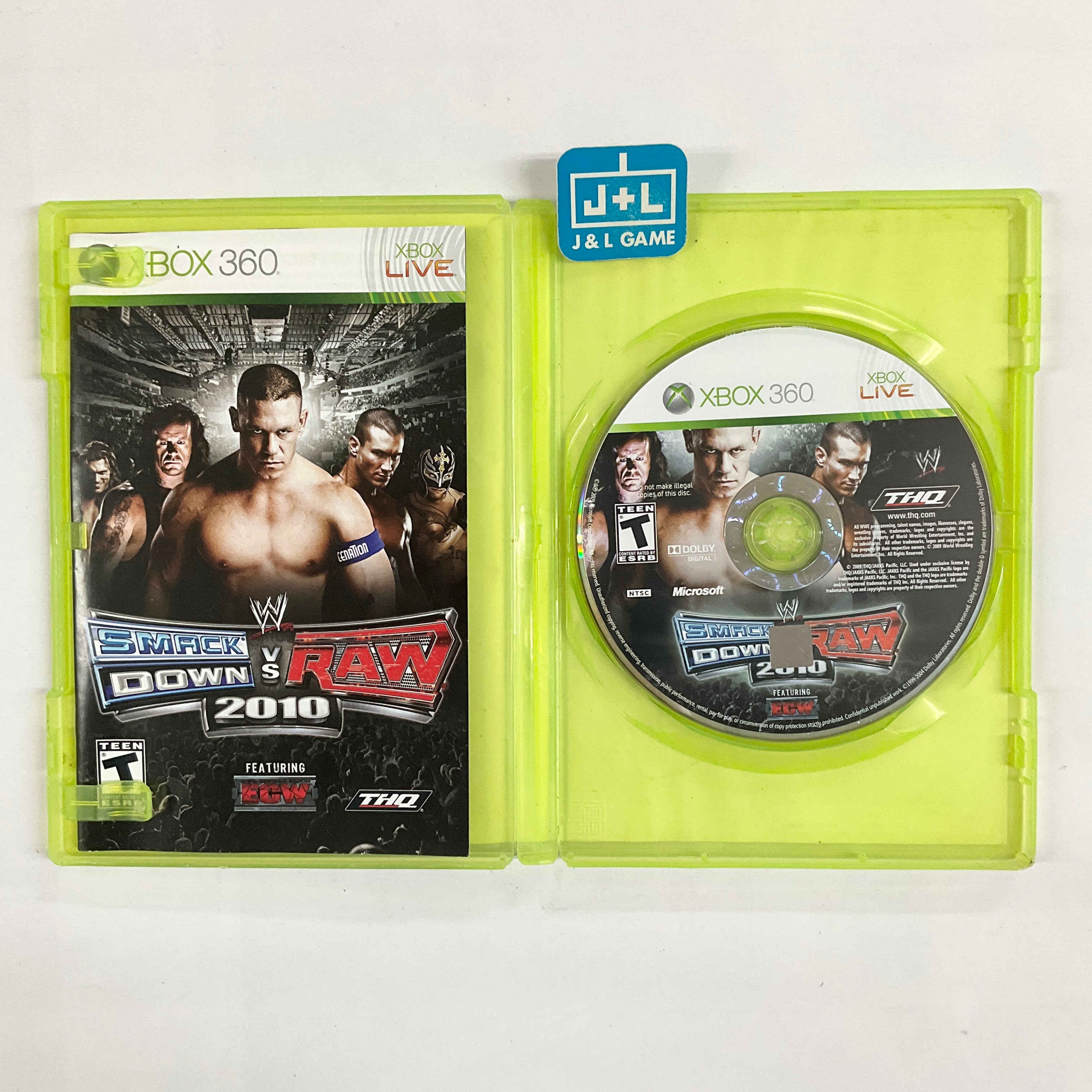 WWE SmackDown vs. Raw 2010 - Xbox 360 [Pre-Owned] Video Games THQ   