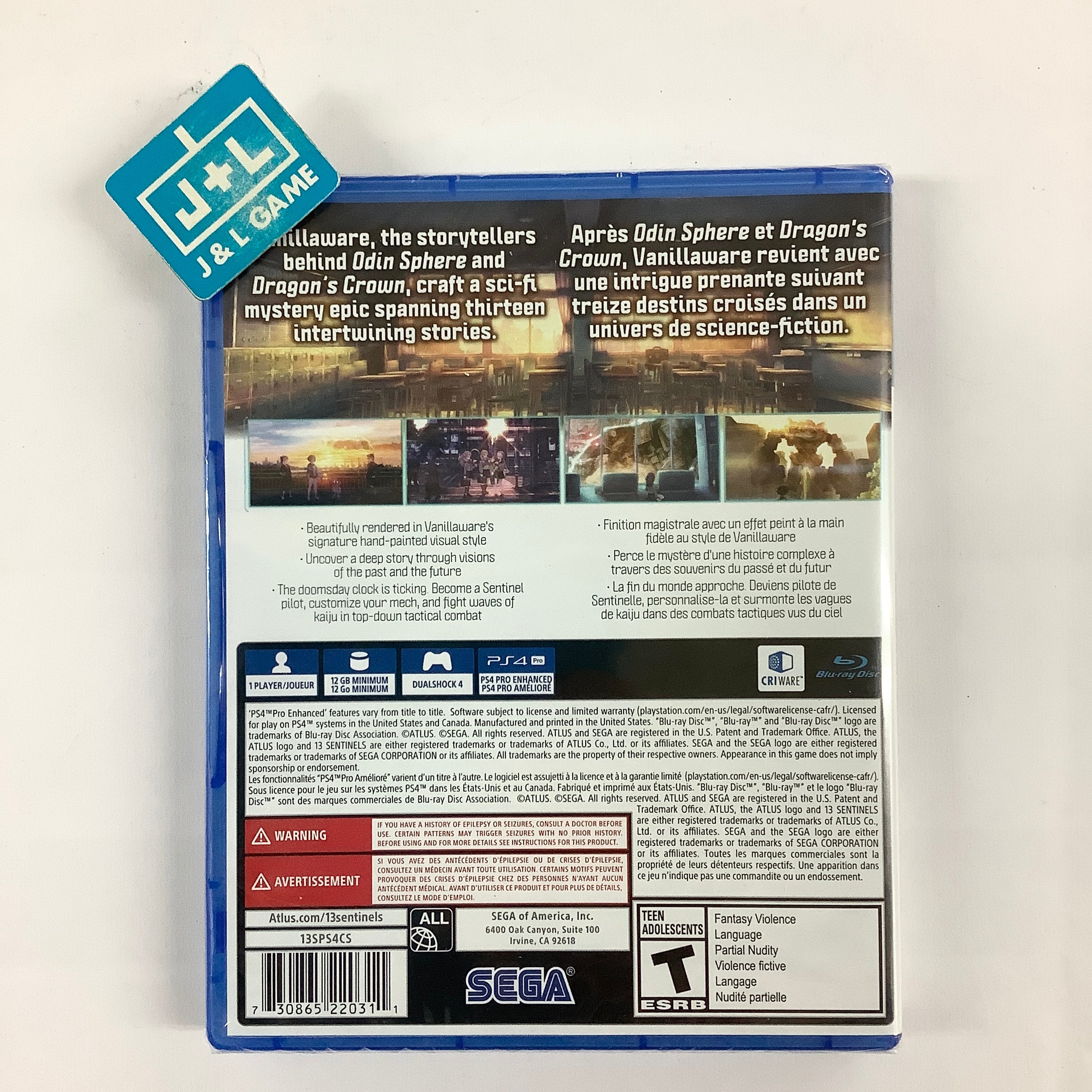 13 Sentinels: Aegis Rim - (PS4) PlayStation 4 Video Games ATLUS   