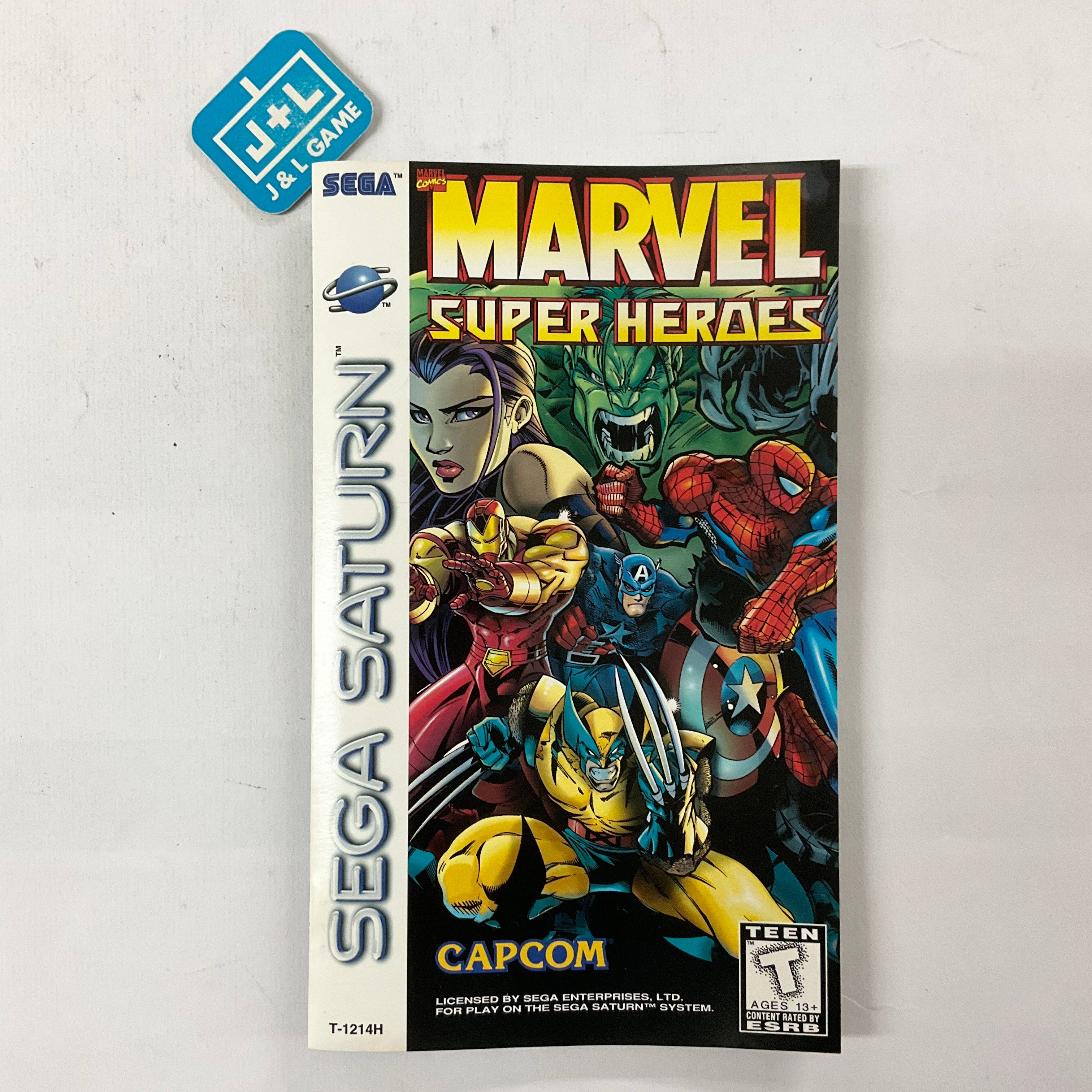 Marvel Super Heroes - (SS) SEGA Saturn [Pre-Owned] Video Games Capcom   