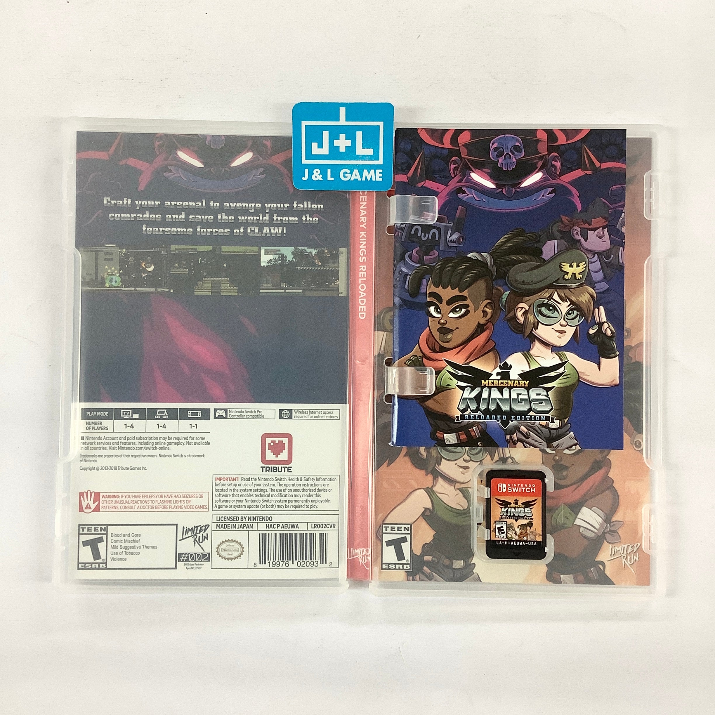 Mercenary Kings: Reloaded Edition (Limited Run #002) - (NSW) Nintendo Switch [Pre-Owned] Video Games Limited Run Games   