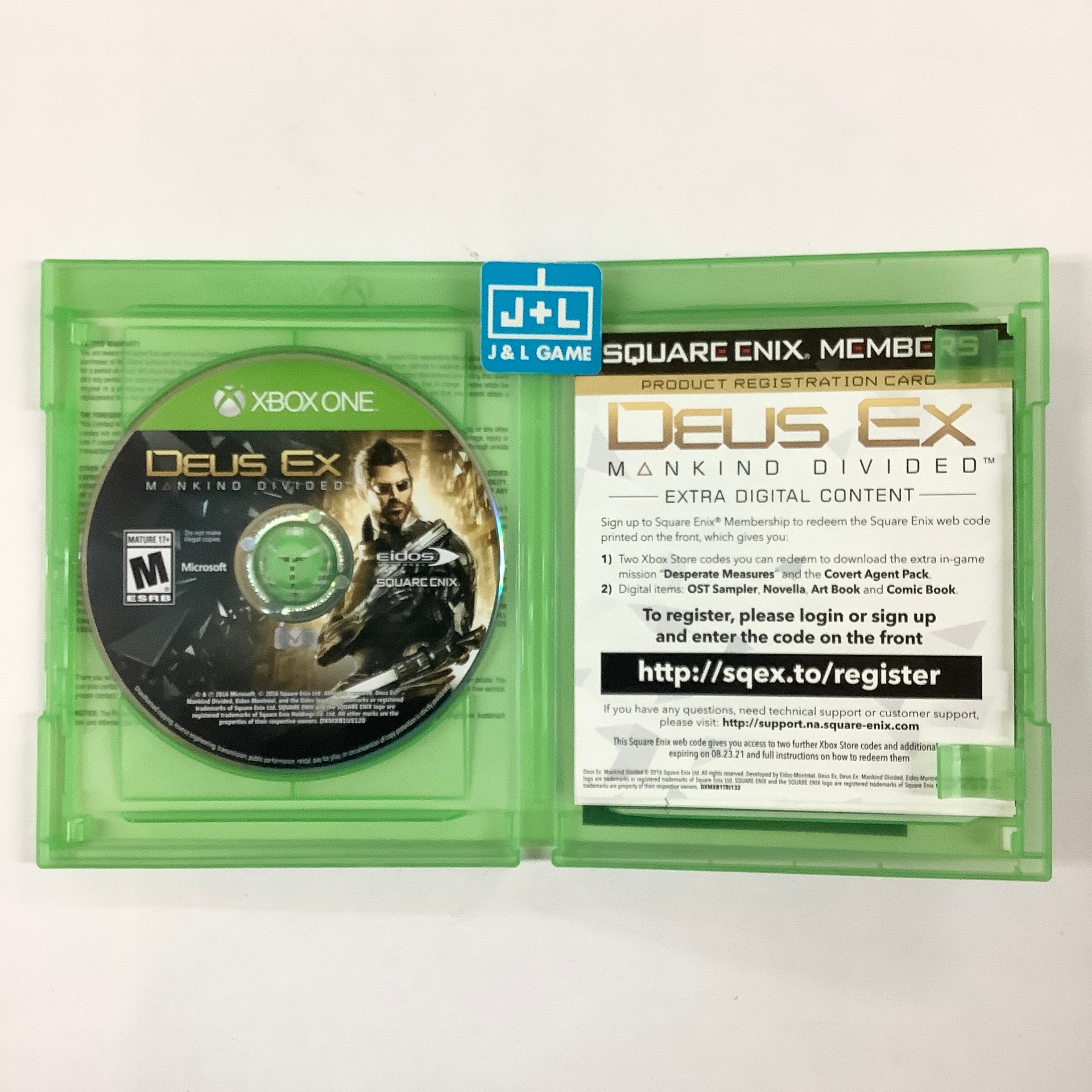 Deus Ex: Mankind Divided (Day One Edition) - (XB1) Xbox One [Pre-Owned] Video Games Square Enix   