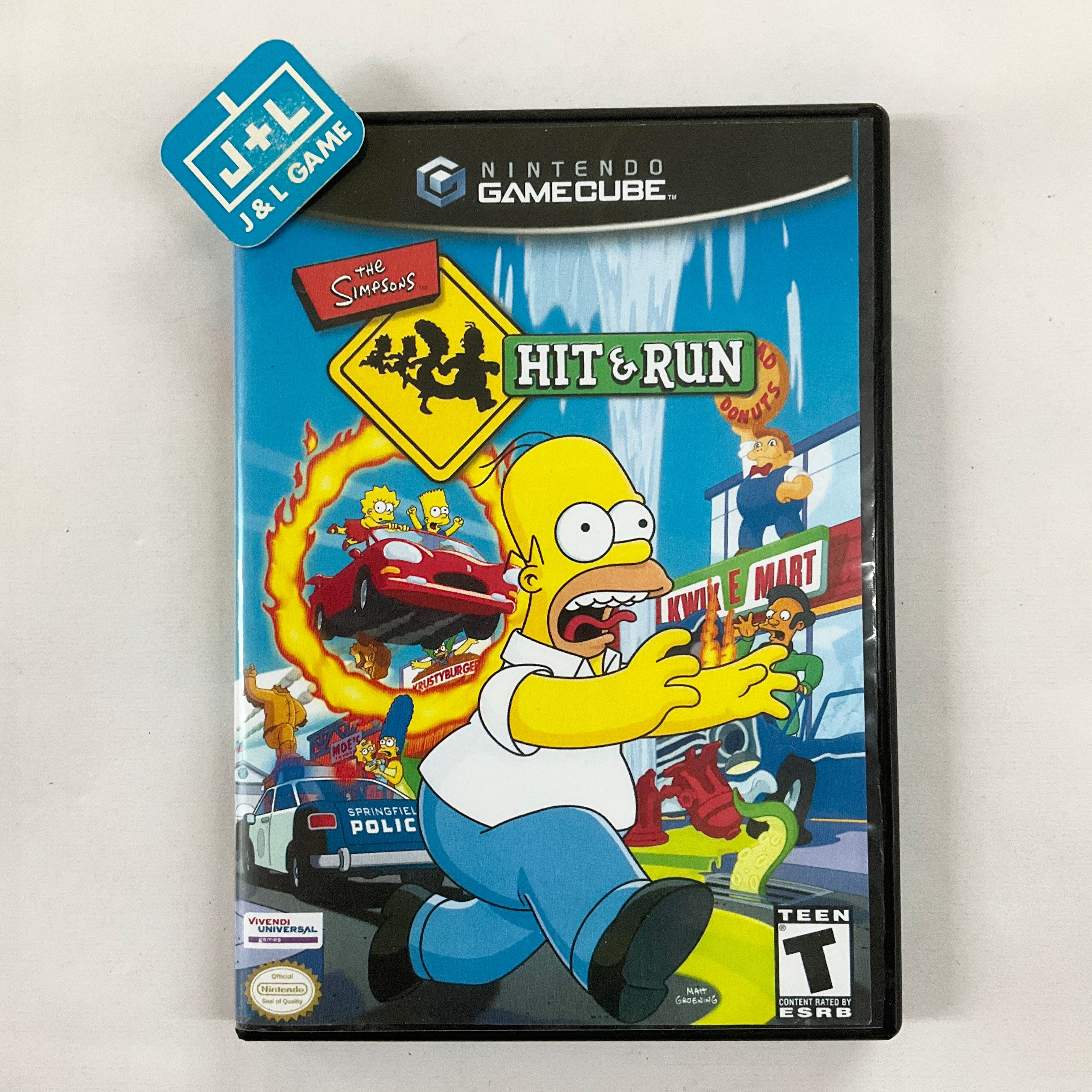 The Simpsons Hit & Run - (GC) GameCube [Pre-Owned] Video Games Nintendo   