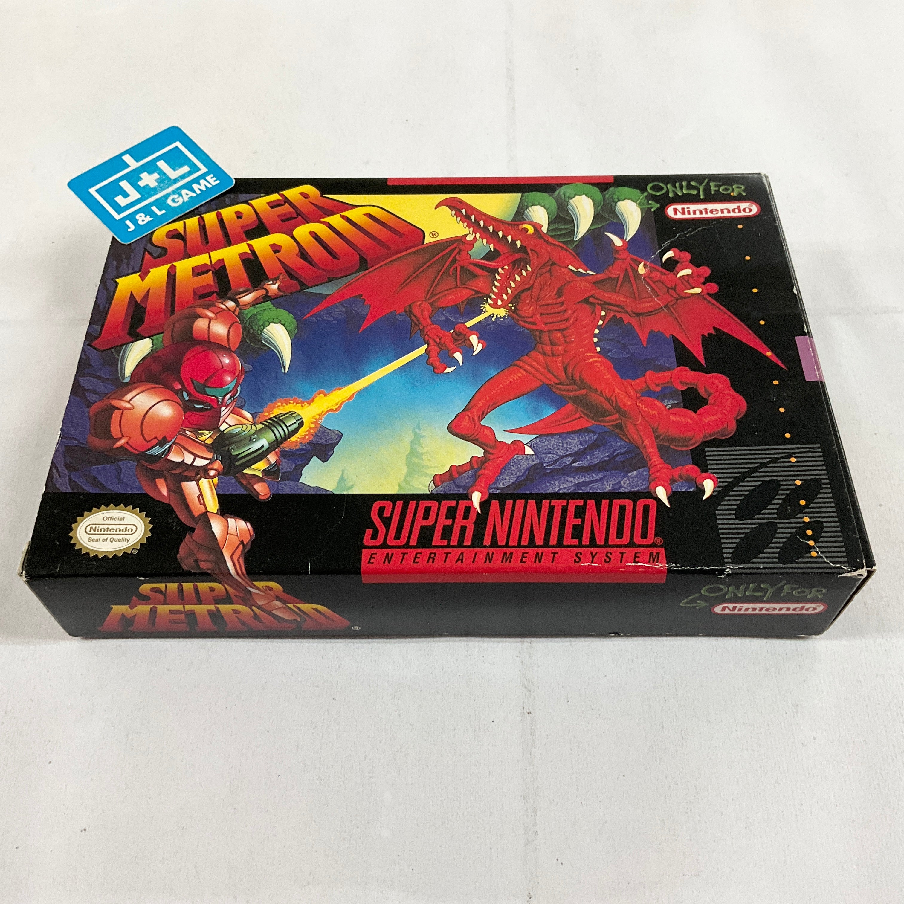 Super Metroid - (SNES) Super Nintendo [Pre-Owned] Video Games Intelligent Systems   