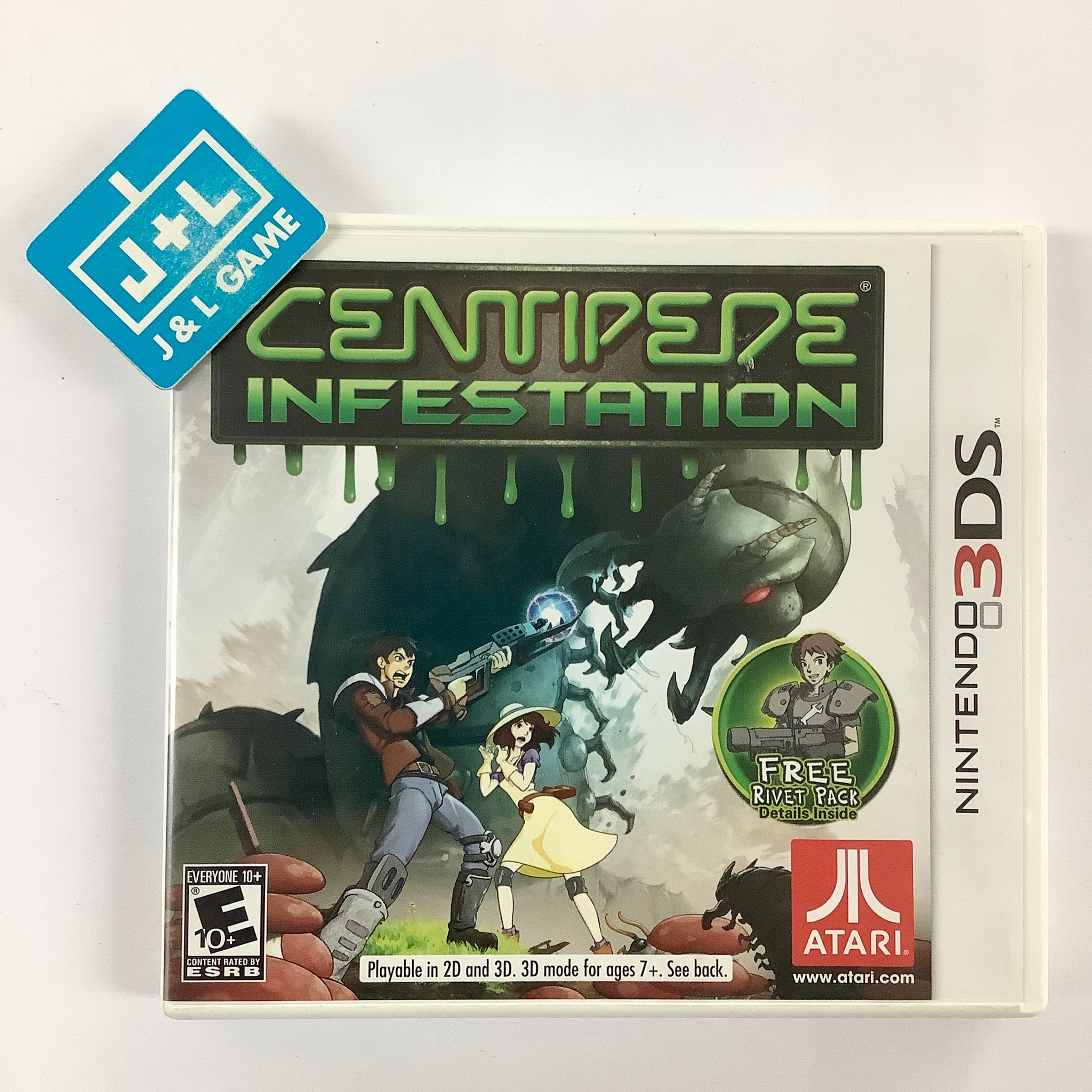 Centipede: Infestation - Nintendo 3DS [Pre-Owned] Video Games Atari SA   
