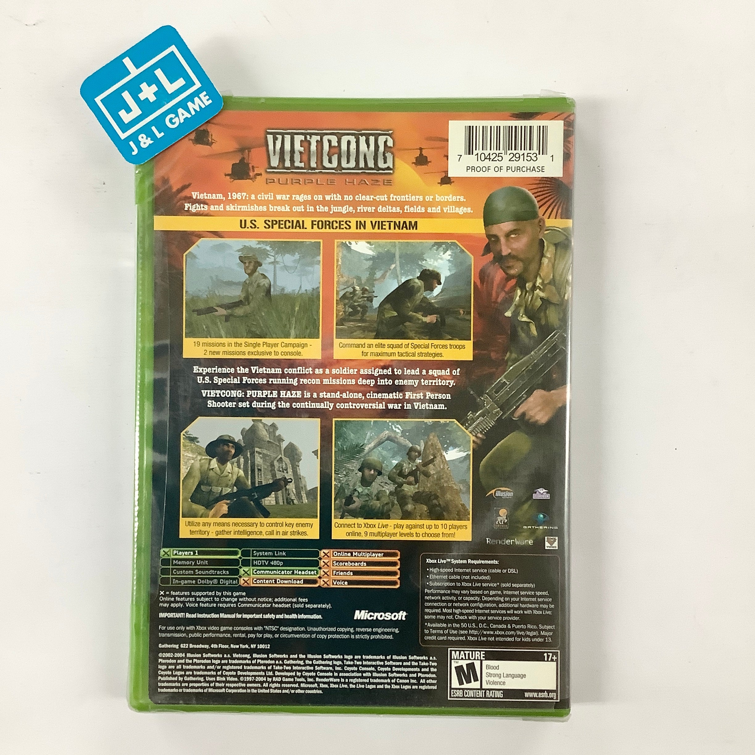 Vietcong: Purple Haze - (XB) Xbox Video Games Gathering   