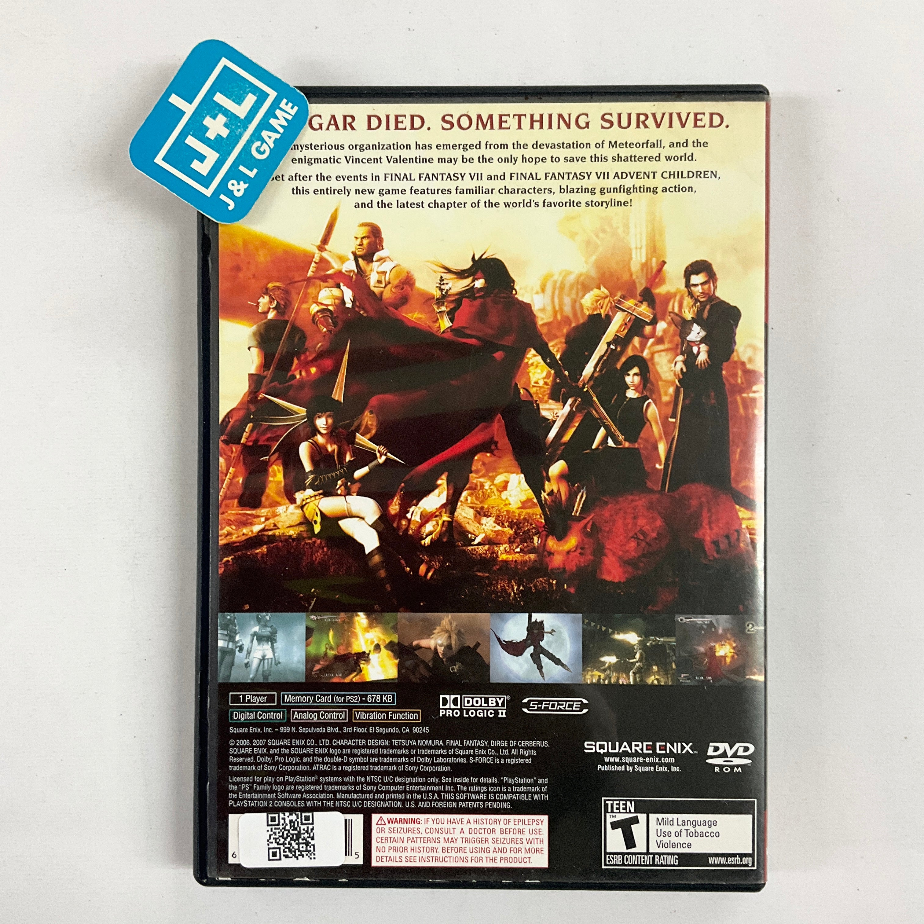 Dirge of Cerberus: Final Fantasy VII (Greatest Hits) - (PS2