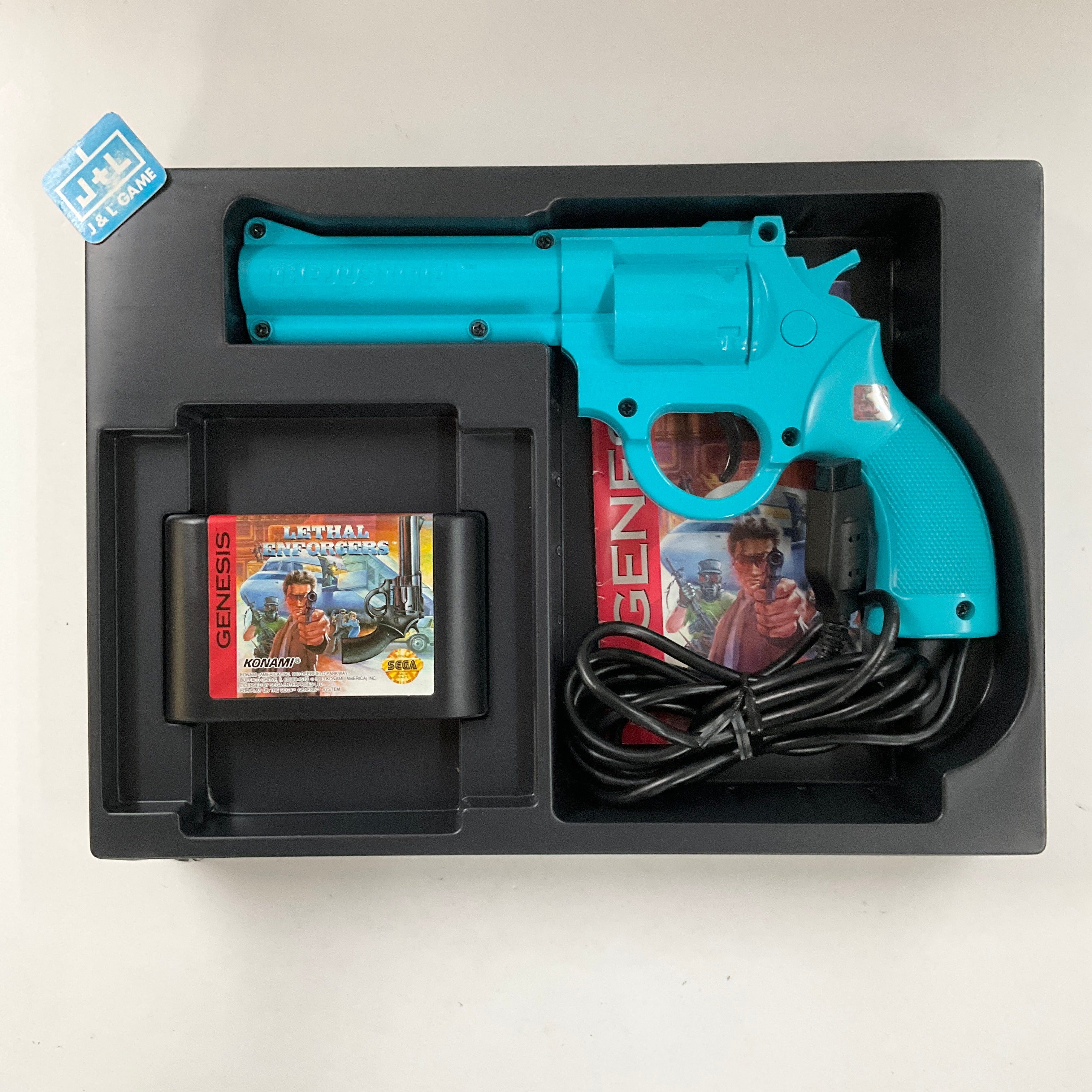 Lethal Enforcers - (SG) SEGA Genesis [Pre-Owned] Video Games Konami   