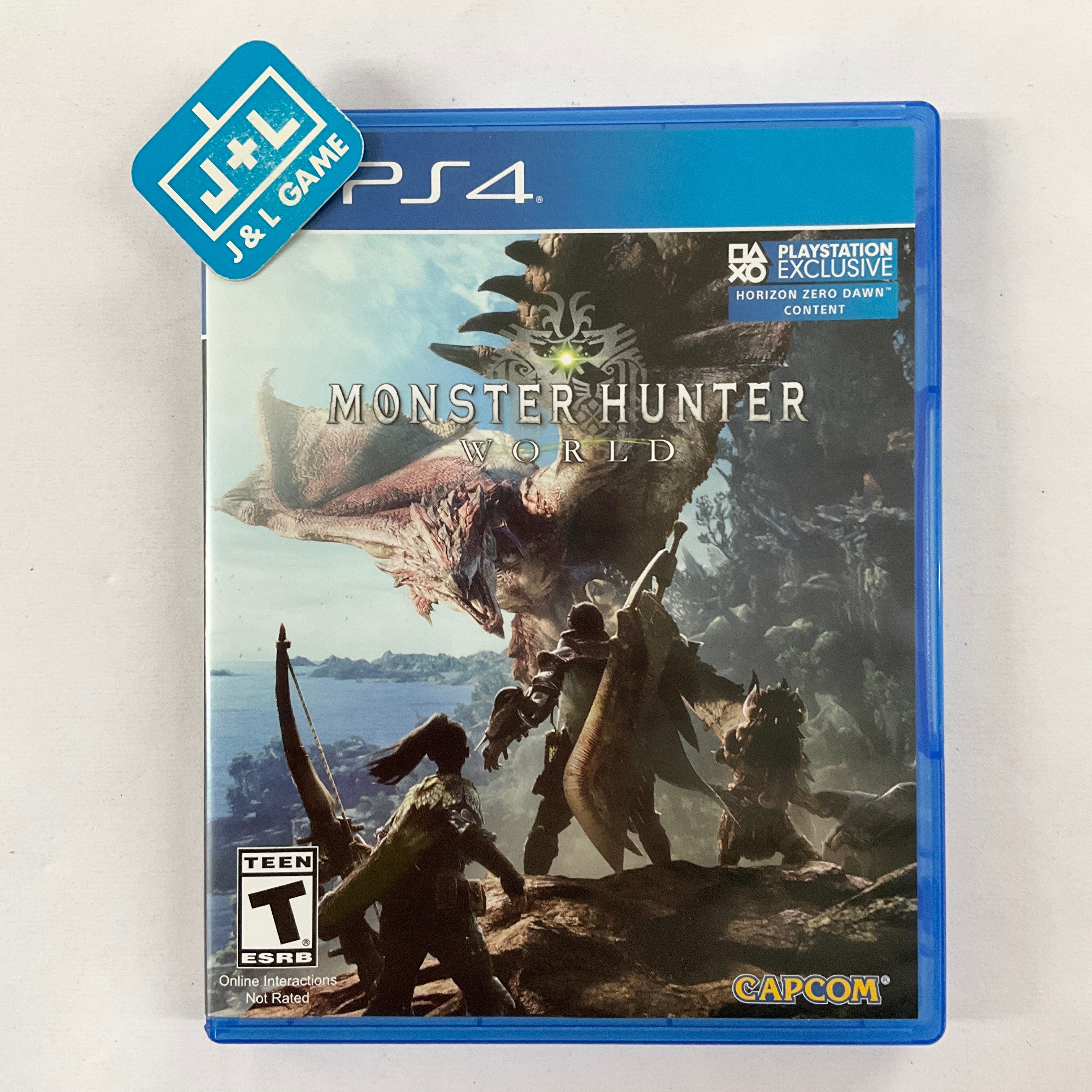 Monster Hunter: World - (PS4) PlayStation 4 [Pre-Owned] Video Games Capcom   