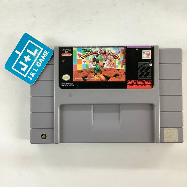 信頼も厚い Ultimate Mickey's Challenge [Pre Nintendo Super (SNES) - アクション