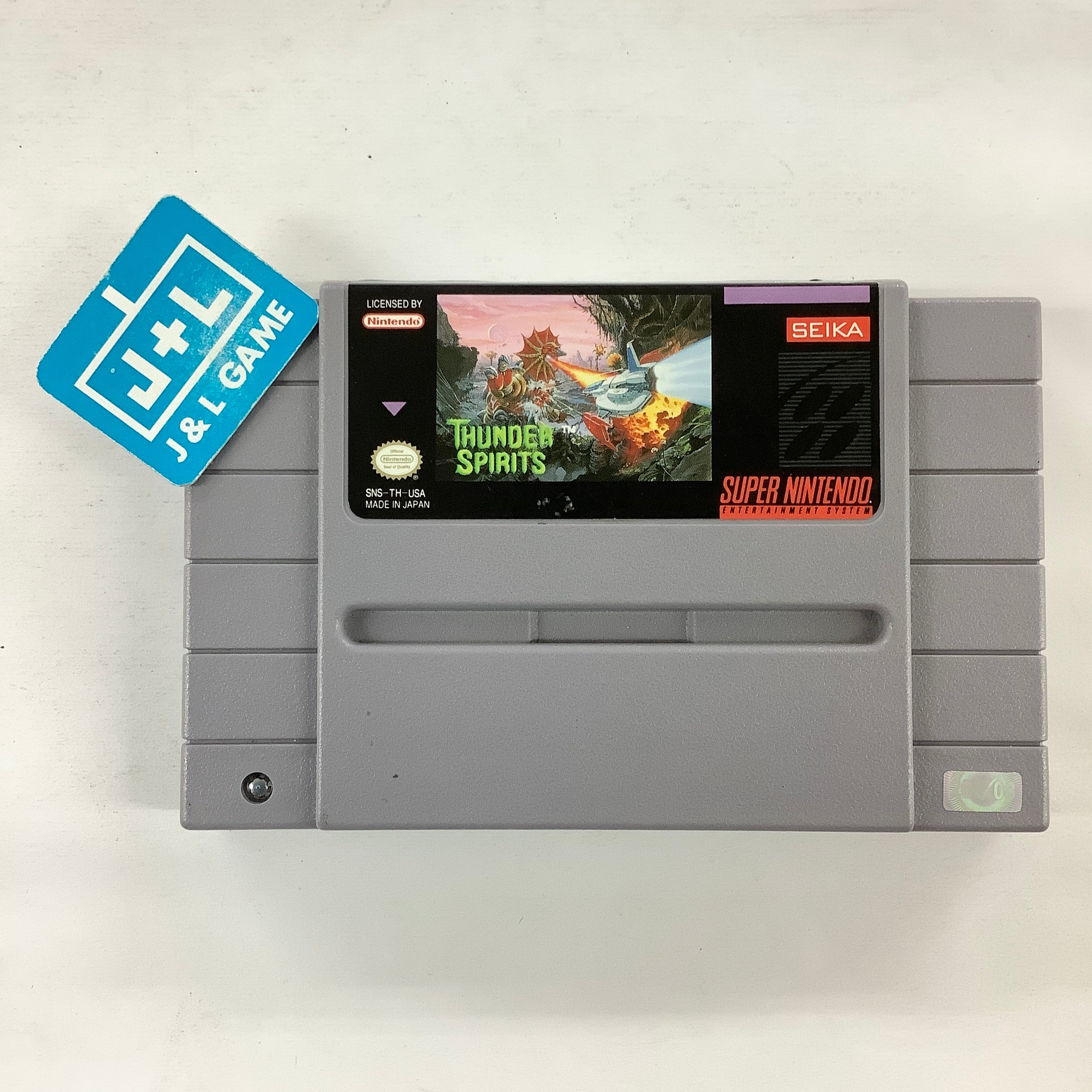 Thunder Spirits - (SNES) Super Nintendo [Pre-Owned] Video Games Seika Corp.   