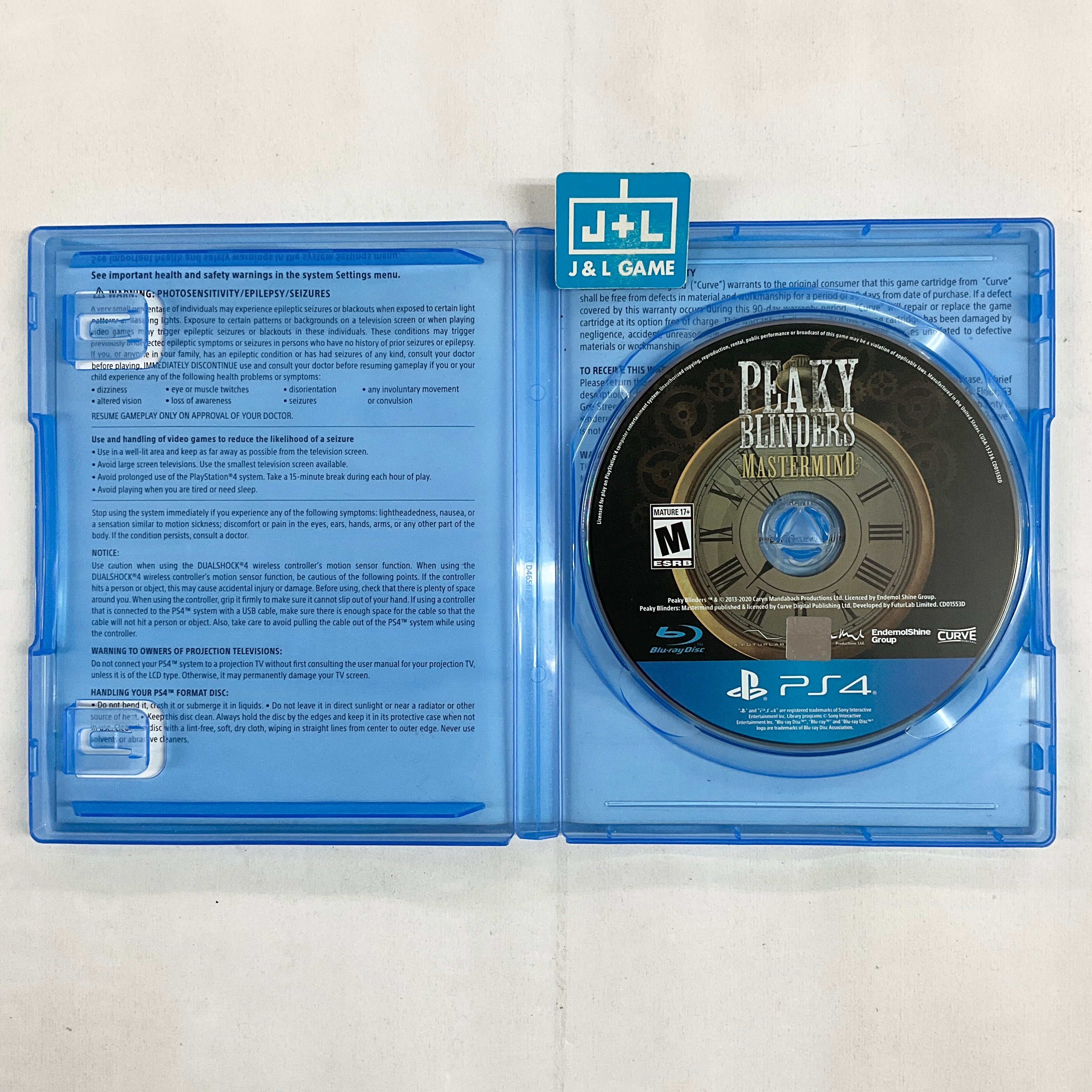 Peaky Blinders: Mastermind - (PS4) PlayStation 4 [Pre-Owned] Video Games Curve Digital   