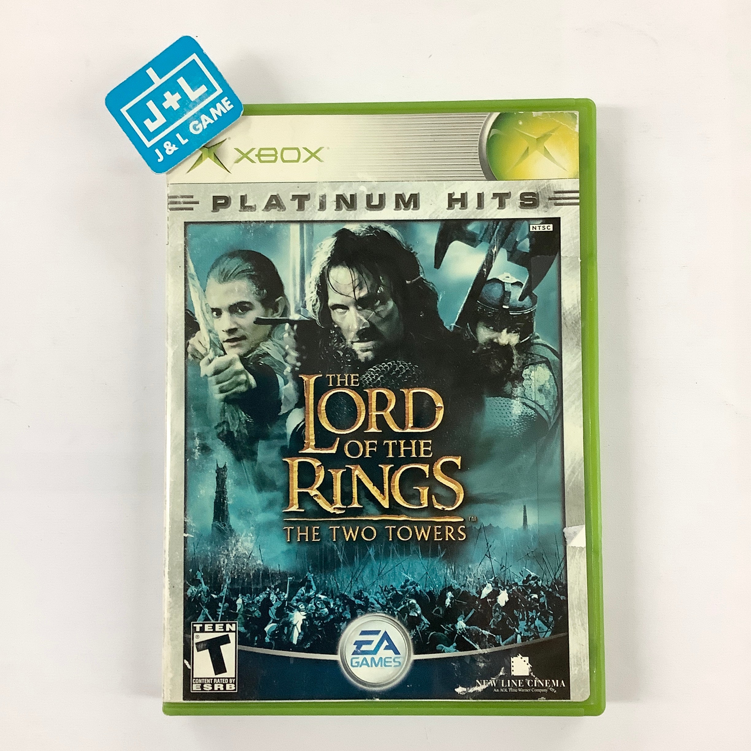 The Lord of the Rings: The Two Towers (Platinum Hits) - (XB) Xbox [Pre-Owned] Video Games EA Games   