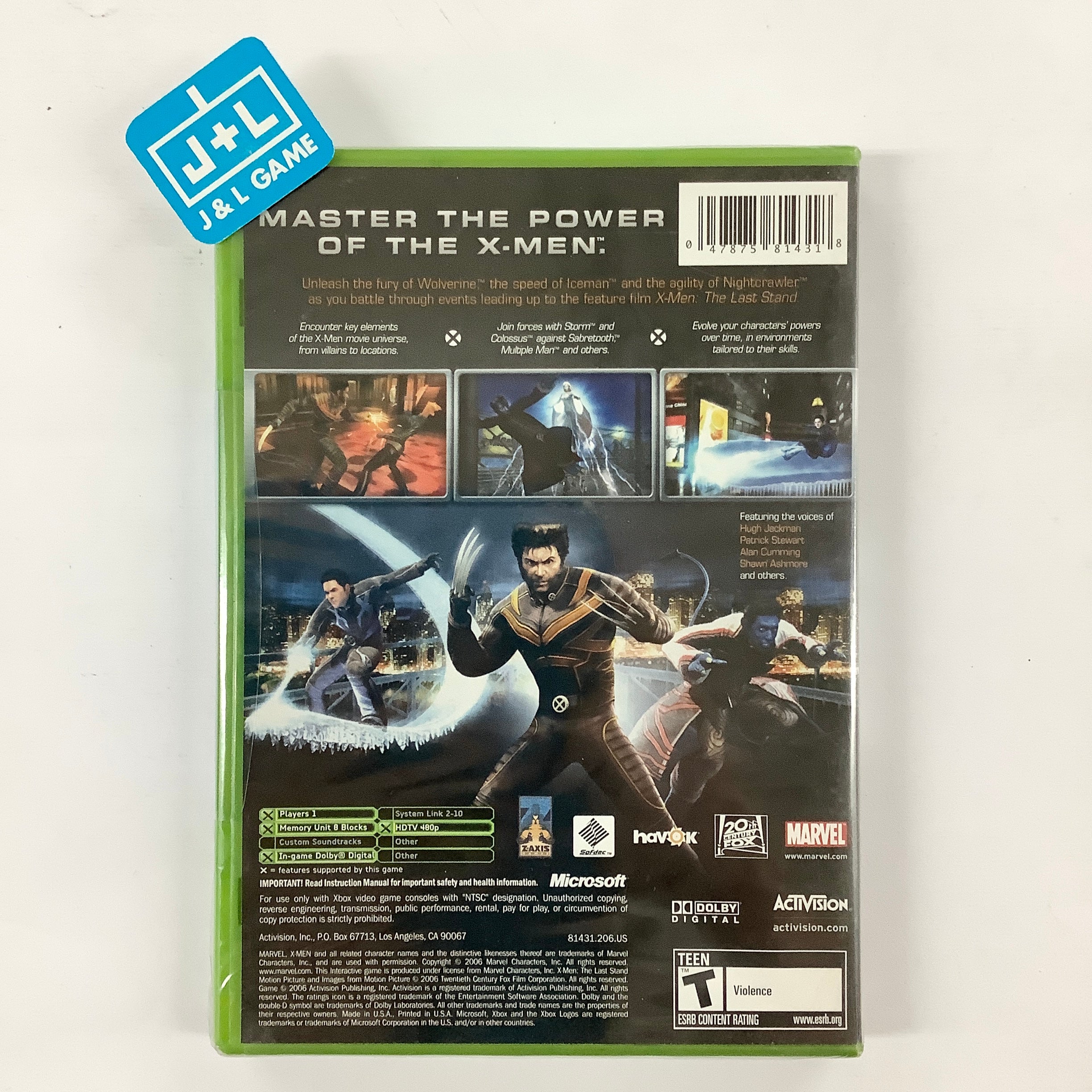 X-Men: The Official Game - (XB) Xbox Video Games Activision   