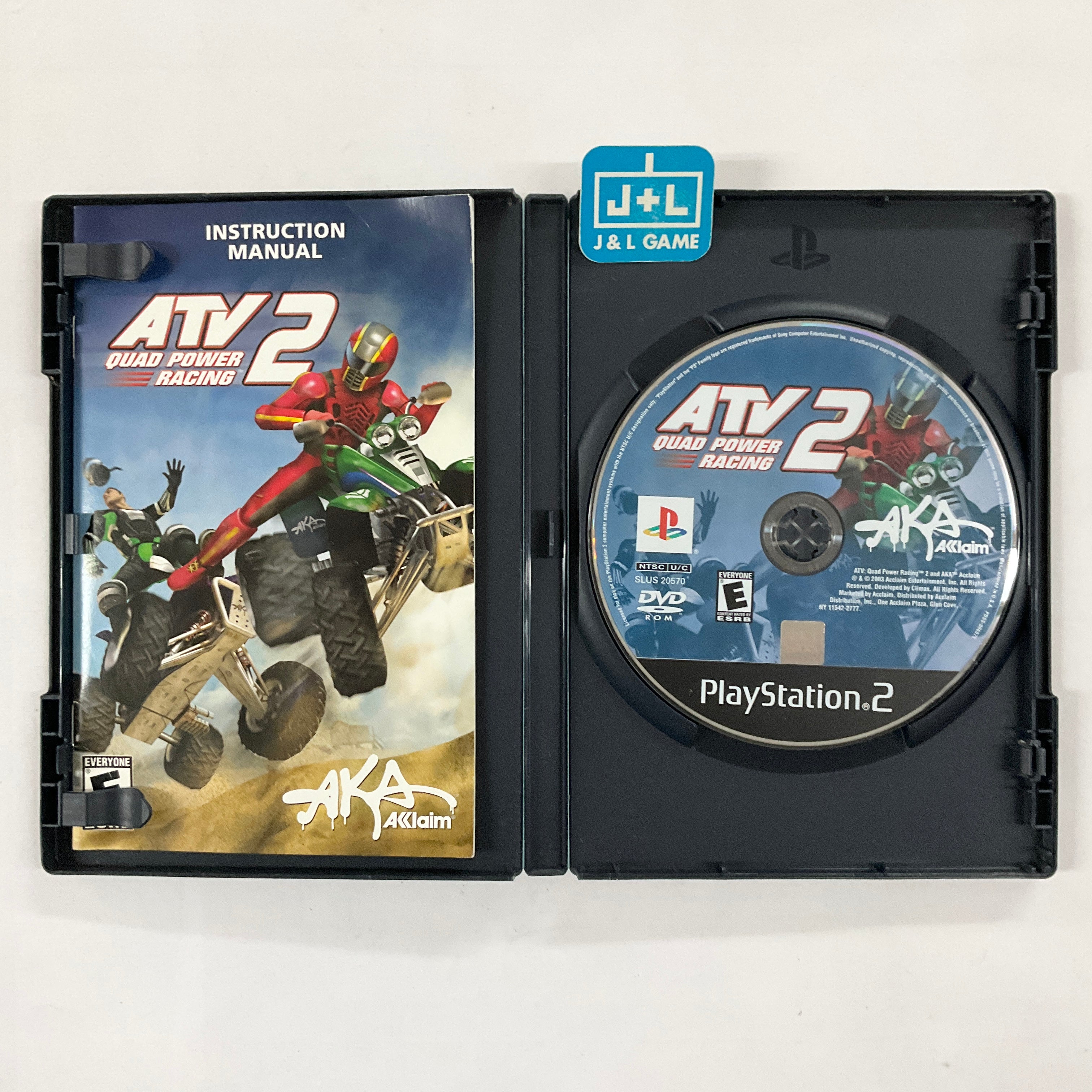 ATV Quad Power Racing 2 - (PS2) PlayStation 2 [Pre-Owned] Video Games Acclaim   