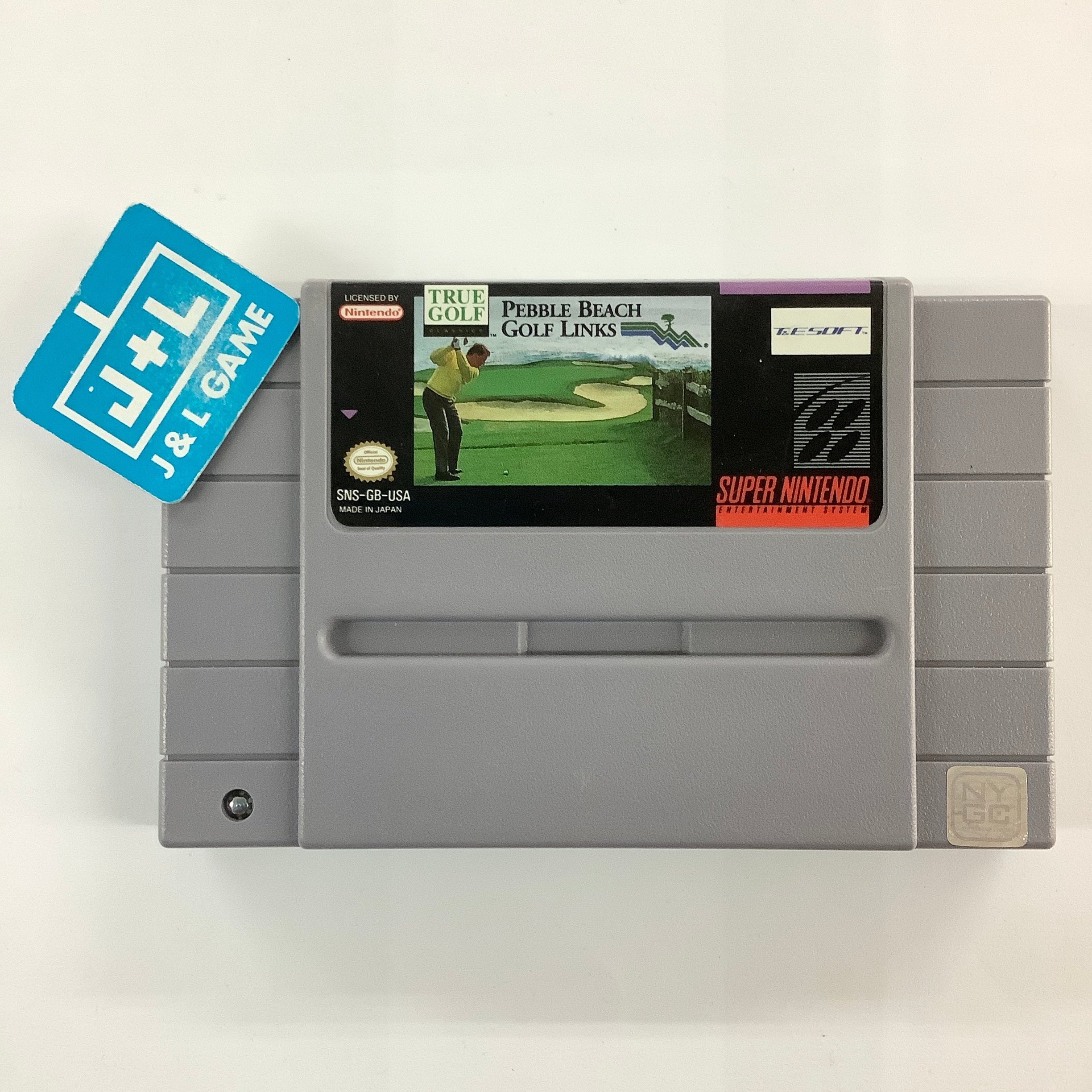 True Golf Classics: Pebble Beach Golf Links - (SNES) Super Nintendo [Pre-Owned] Video Games T&E Soft   