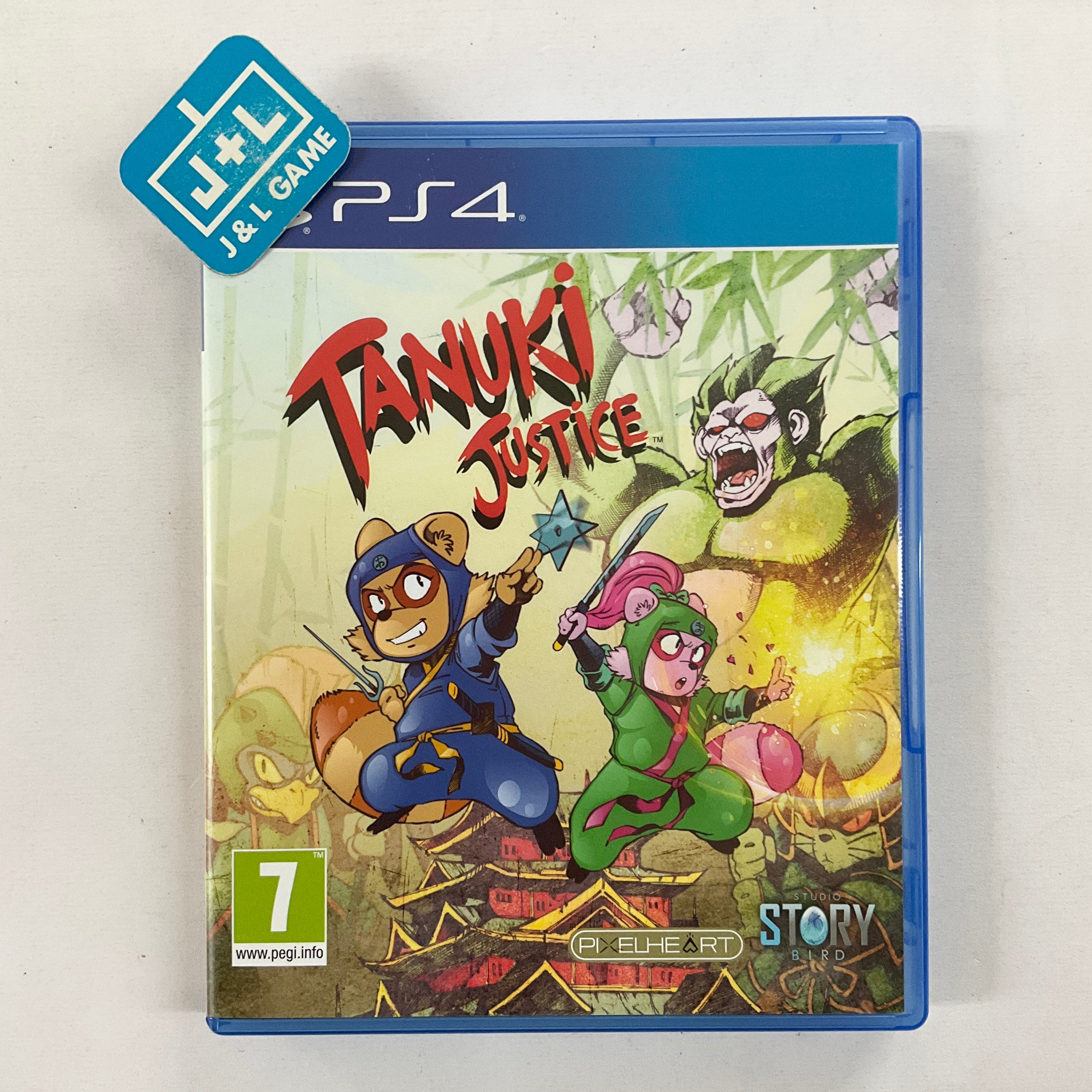 Tanuki Justice (Just for Games) - (PS4) PlayStation 4 [Pre-Owned] (European Import) Video Games Just For Games   