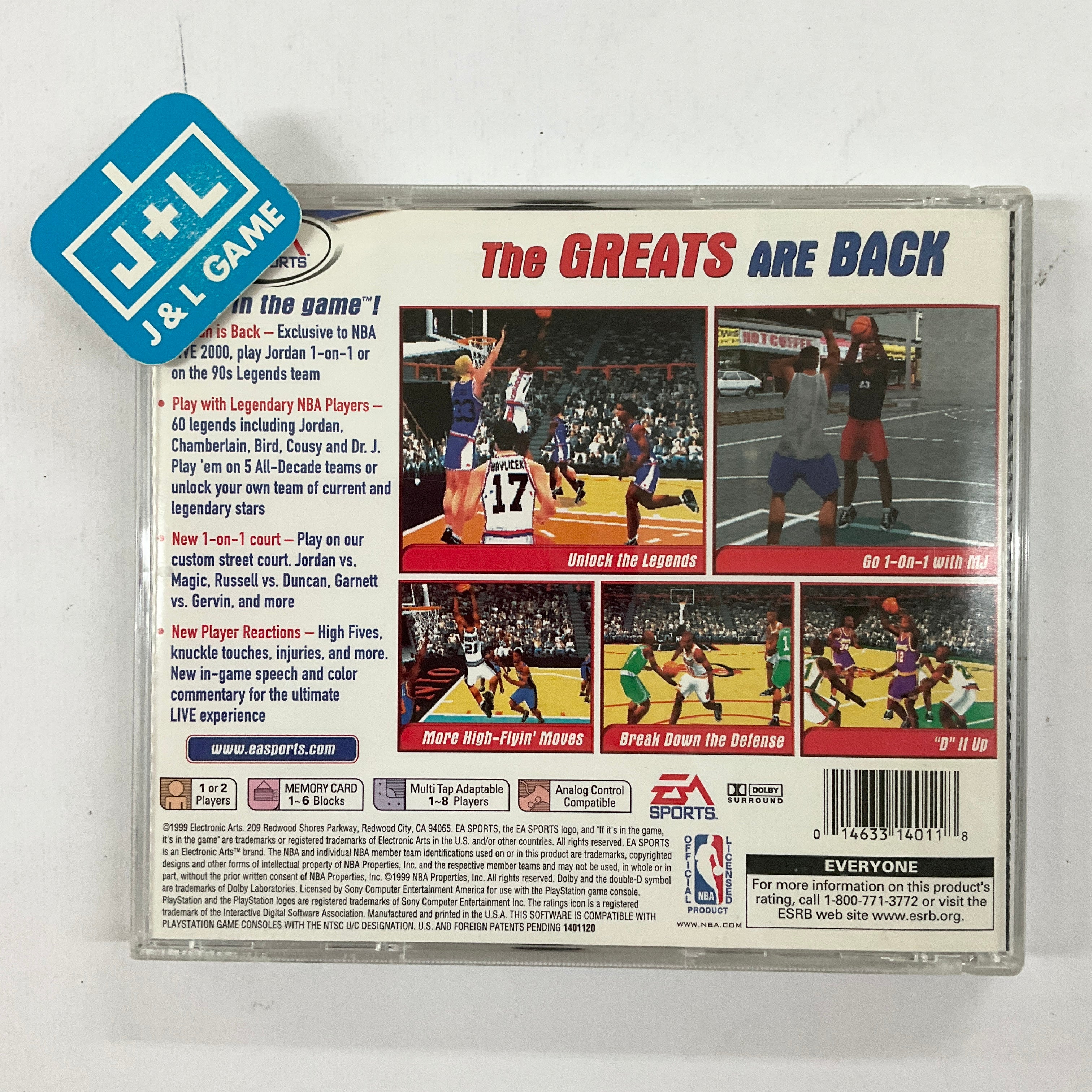 NBA Live 2000 - (PS1) PlayStation 1 [Pre-Owned] Video Games EA Sports   