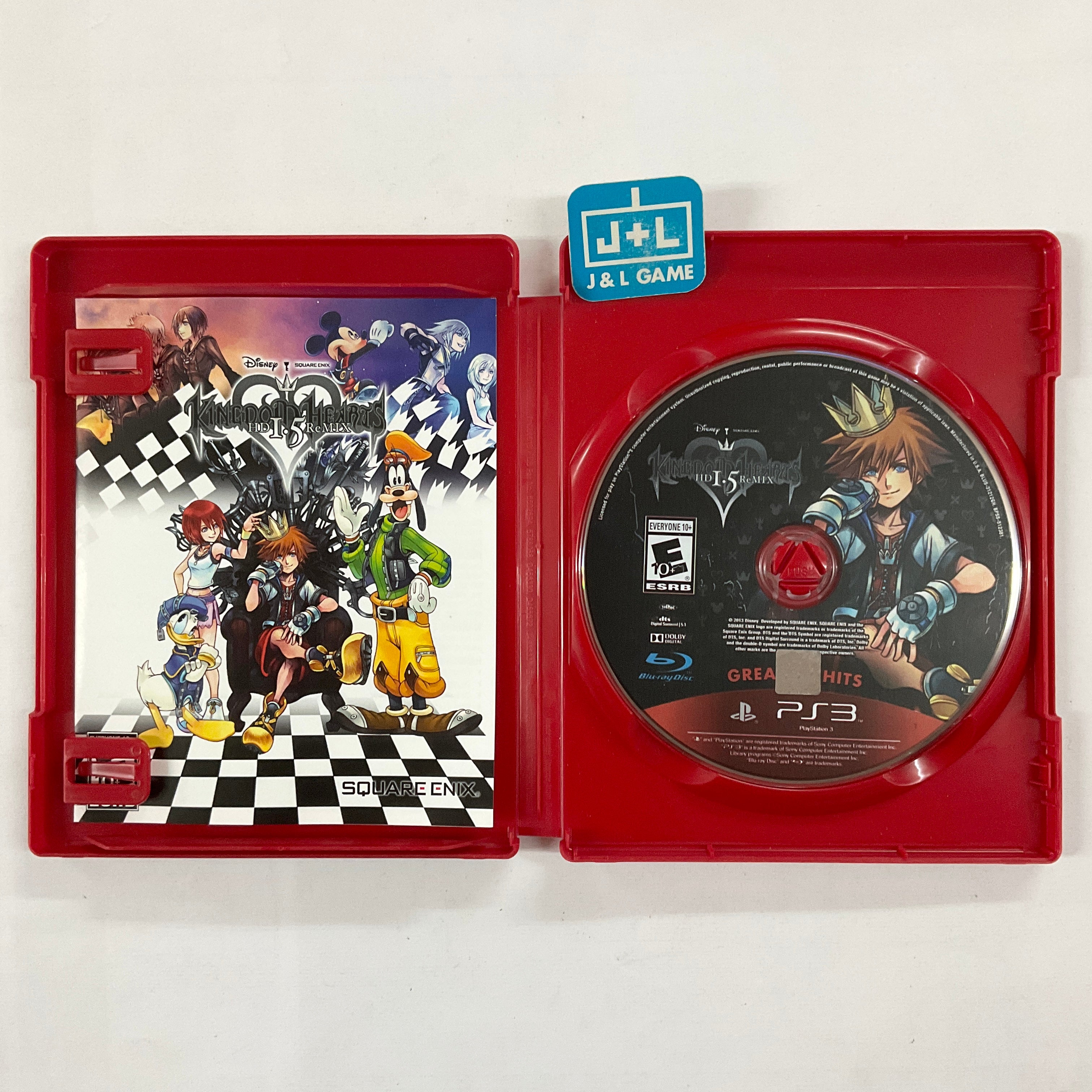 Kingdom Hearts HD 1.5 ReMIX (Greatest Hits) - (PS3) PlayStation 3