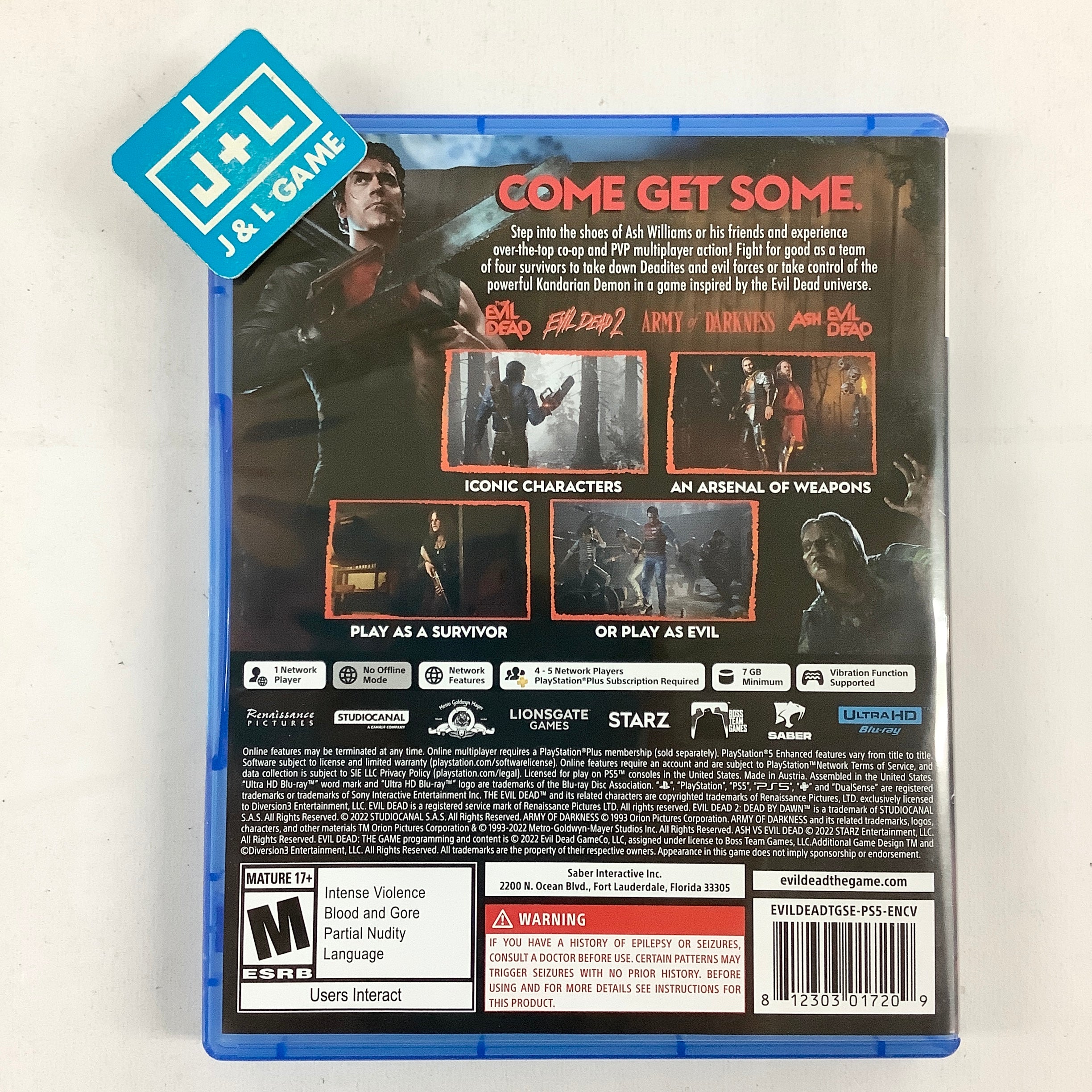 Evil Dead: The Game - (PS5) PlayStation 5 [Pre-Owned] Video Games Nighthawk   