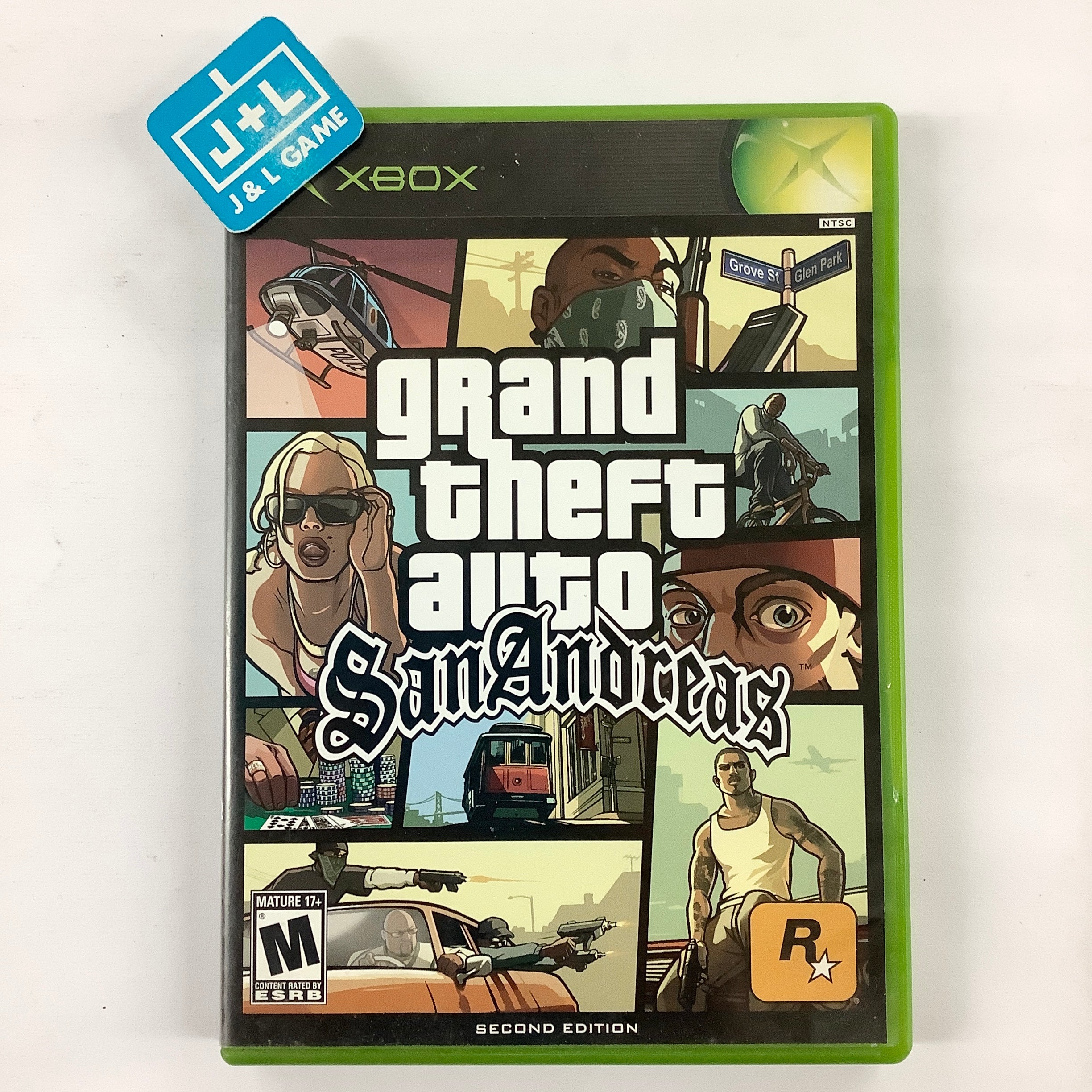 Grand Theft Auto: San Andreas (Second Edition) - (XB) Xbox [Pre-Owned] Video Games Rockstar Games   